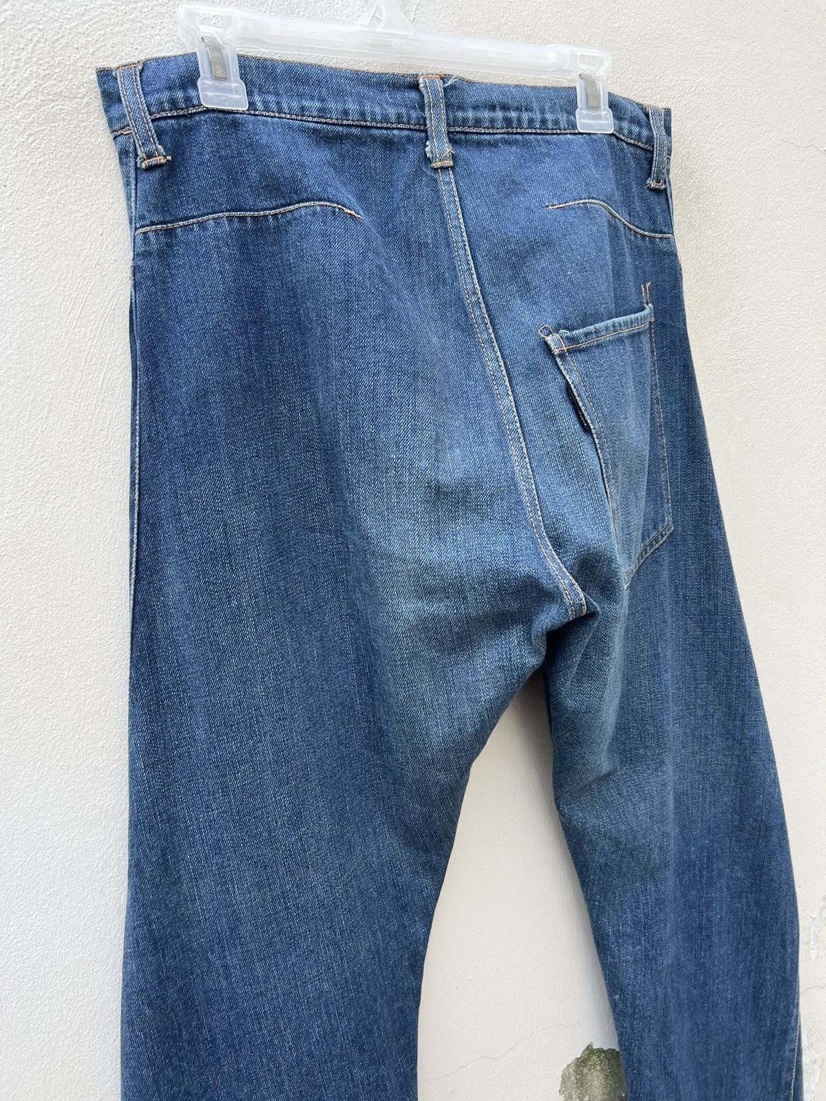 CABANE de ZUCCa Vintage Cabane de Zucca Unusual Design Stretch Denim Jeans Size US 31 - 16 Thumbnail