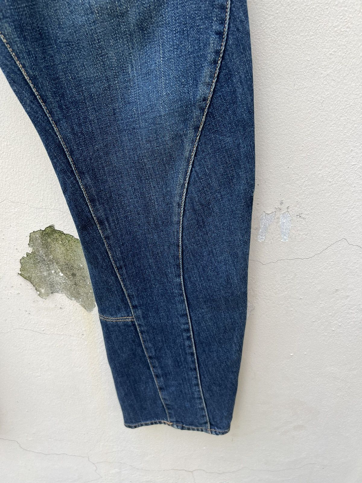 CABANE de ZUCCa Vintage Cabane de Zucca Unusual Design Stretch Denim Jeans Size US 31 - 12 Thumbnail