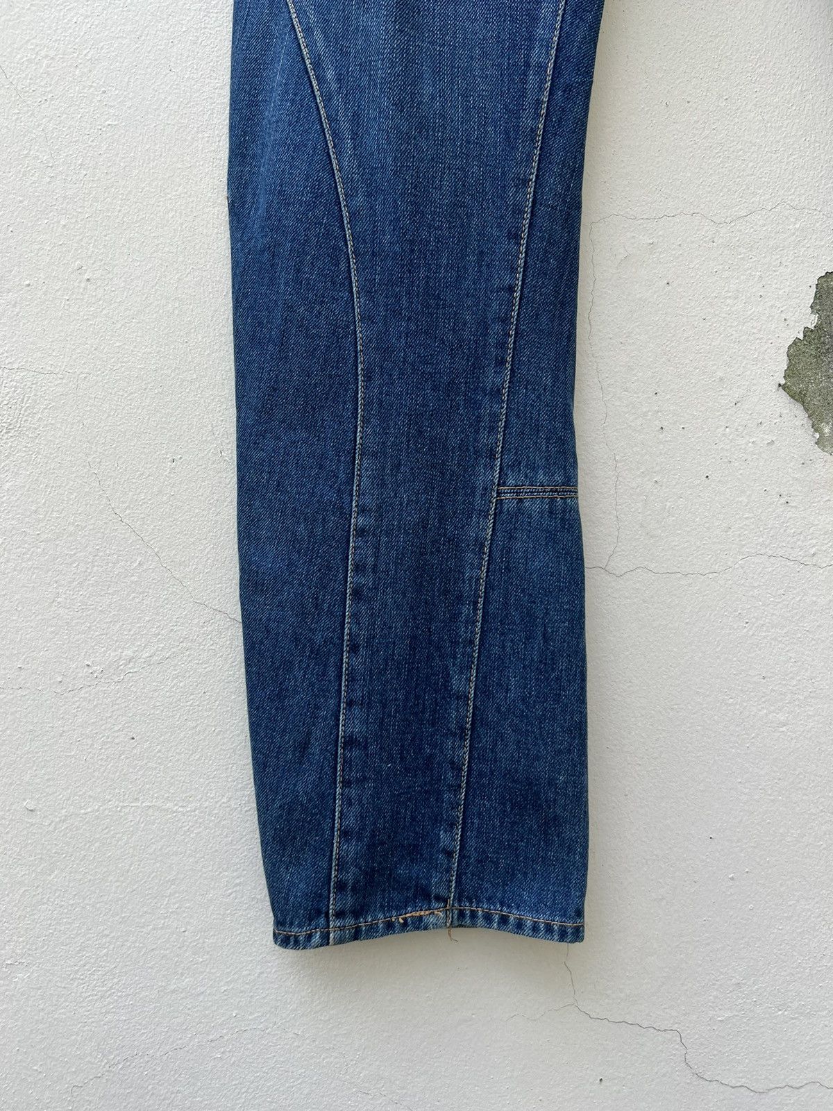 CABANE de ZUCCa Vintage Cabane de Zucca Unusual Design Stretch Denim Jeans Size US 31 - 10 Thumbnail