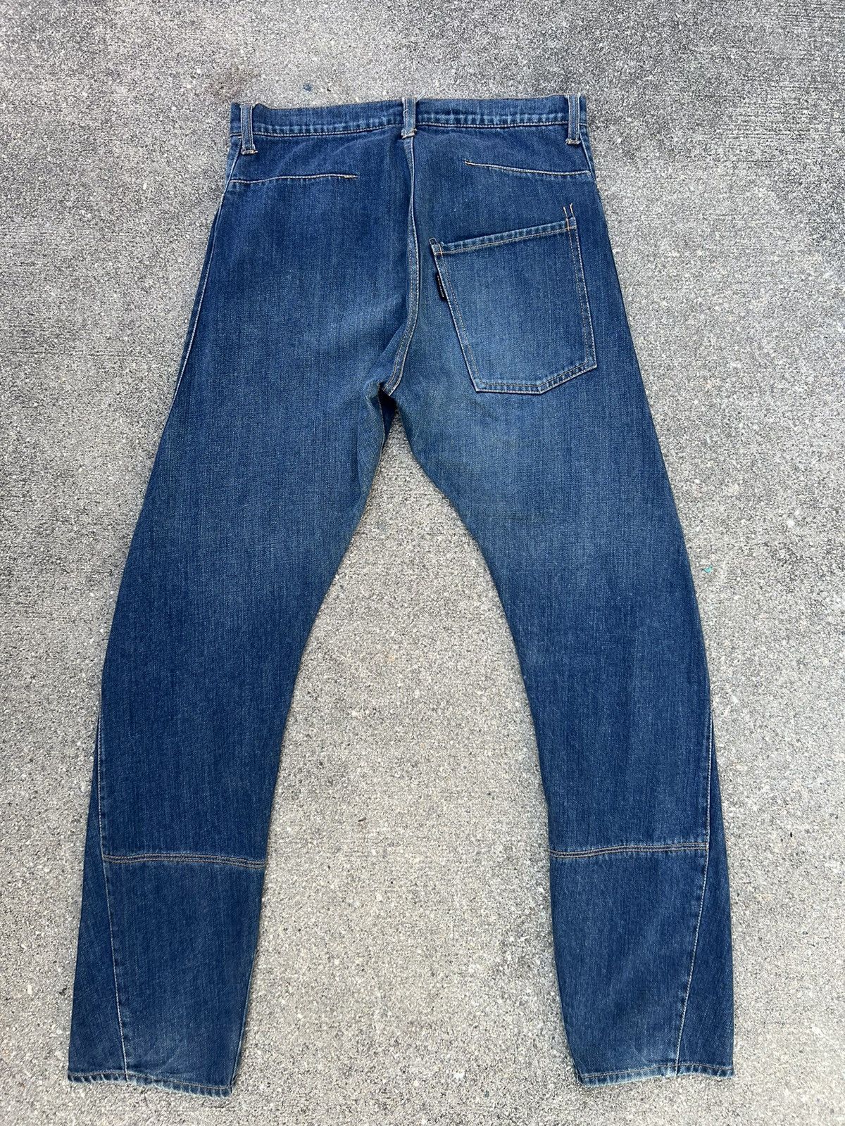 CABANE de ZUCCa Vintage Cabane de Zucca Unusual Design Stretch Denim Jeans Size US 31 - 5 Thumbnail
