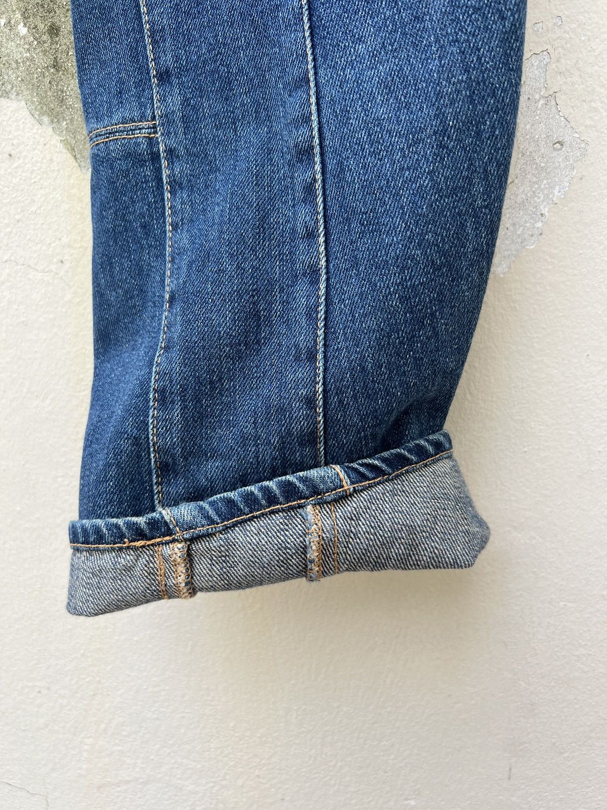 CABANE de ZUCCa Vintage Cabane de Zucca Unusual Design Stretch Denim Jeans Size US 31 - 14 Thumbnail