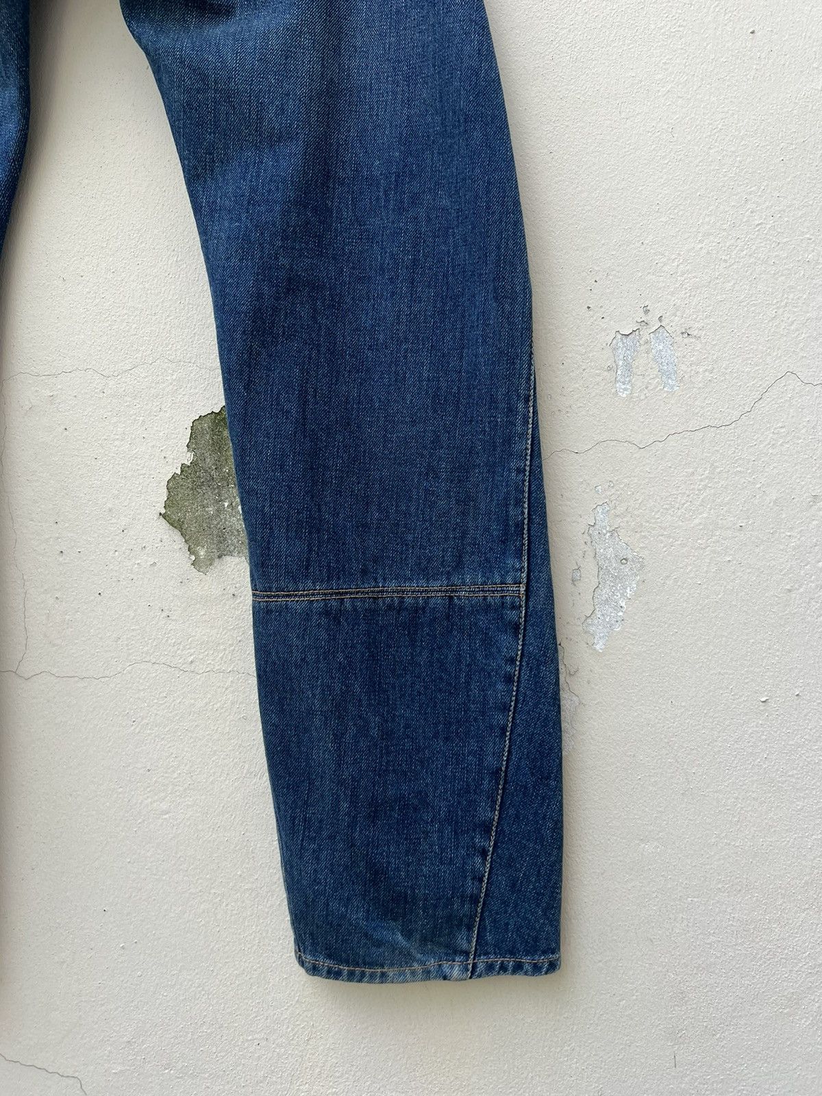 CABANE de ZUCCa Vintage Cabane de Zucca Unusual Design Stretch Denim Jeans Size US 31 - 20 Thumbnail