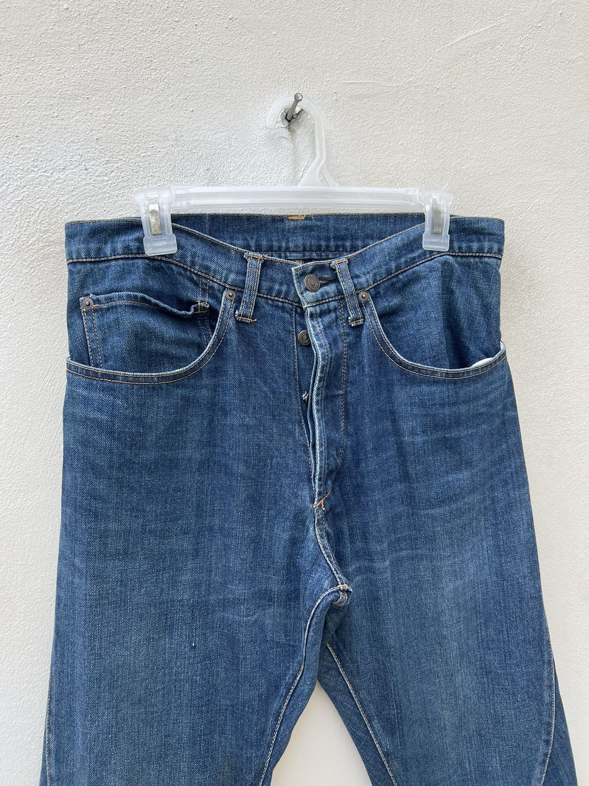 CABANE de ZUCCa Vintage Cabane de Zucca Unusual Design Stretch Denim Jeans Size US 31 - 7 Thumbnail
