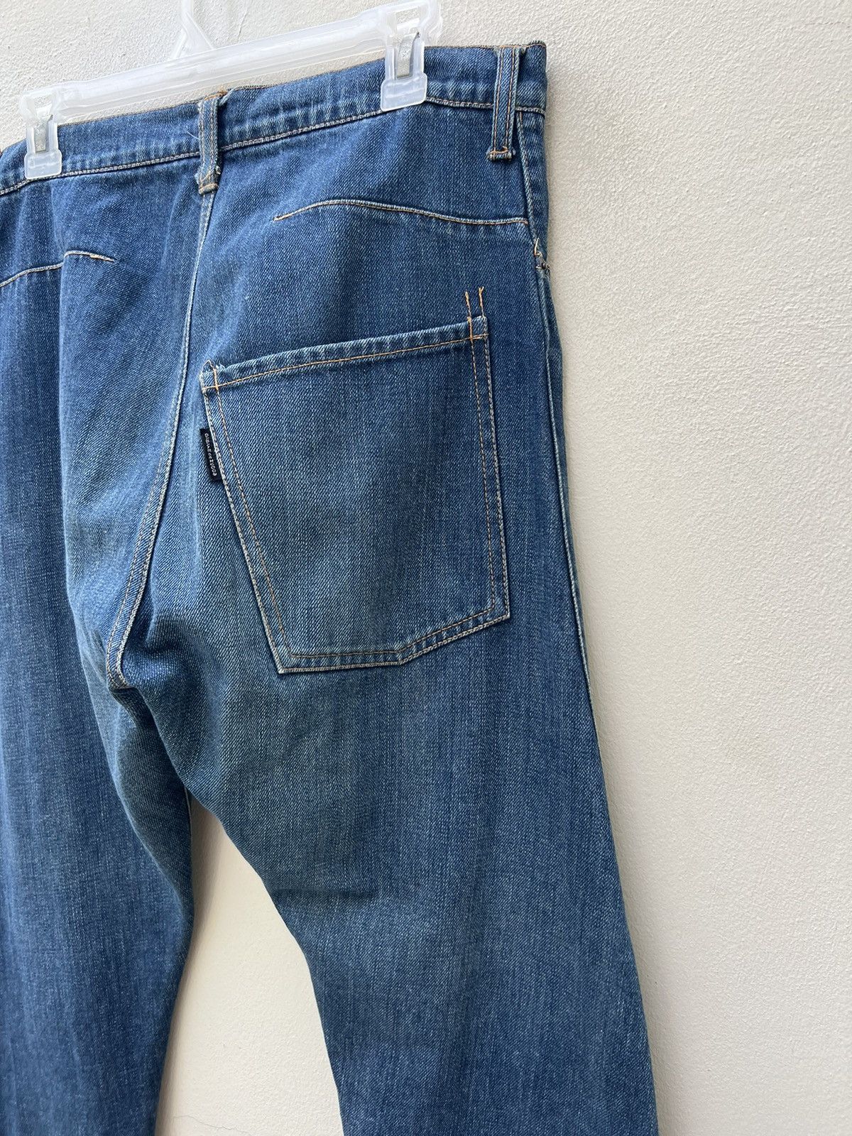 CABANE de ZUCCa Vintage Cabane de Zucca Unusual Design Stretch Denim Jeans Size US 31 - 18 Thumbnail