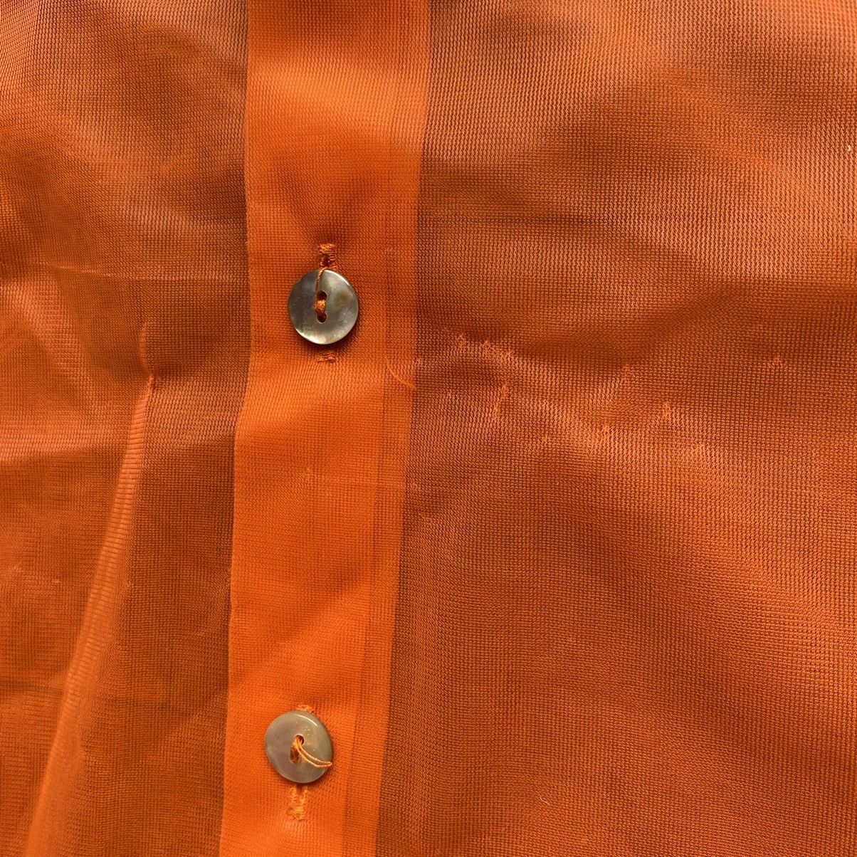 Jean Paul Gaultier Vintage JPG Orange Mesh Shirt With Native Details Size US S / EU 44-46 / 1 - 7 Thumbnail