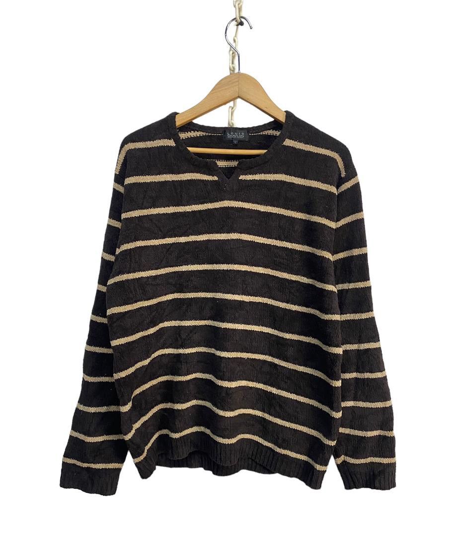 Louis chavlon stripe knit sweatshirt
