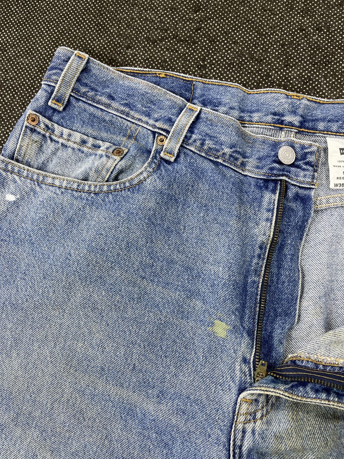 Levi's Vintage Levis 505 Stone Wash Jeans - J723 Size US 36 / EU 52 - 8 Thumbnail