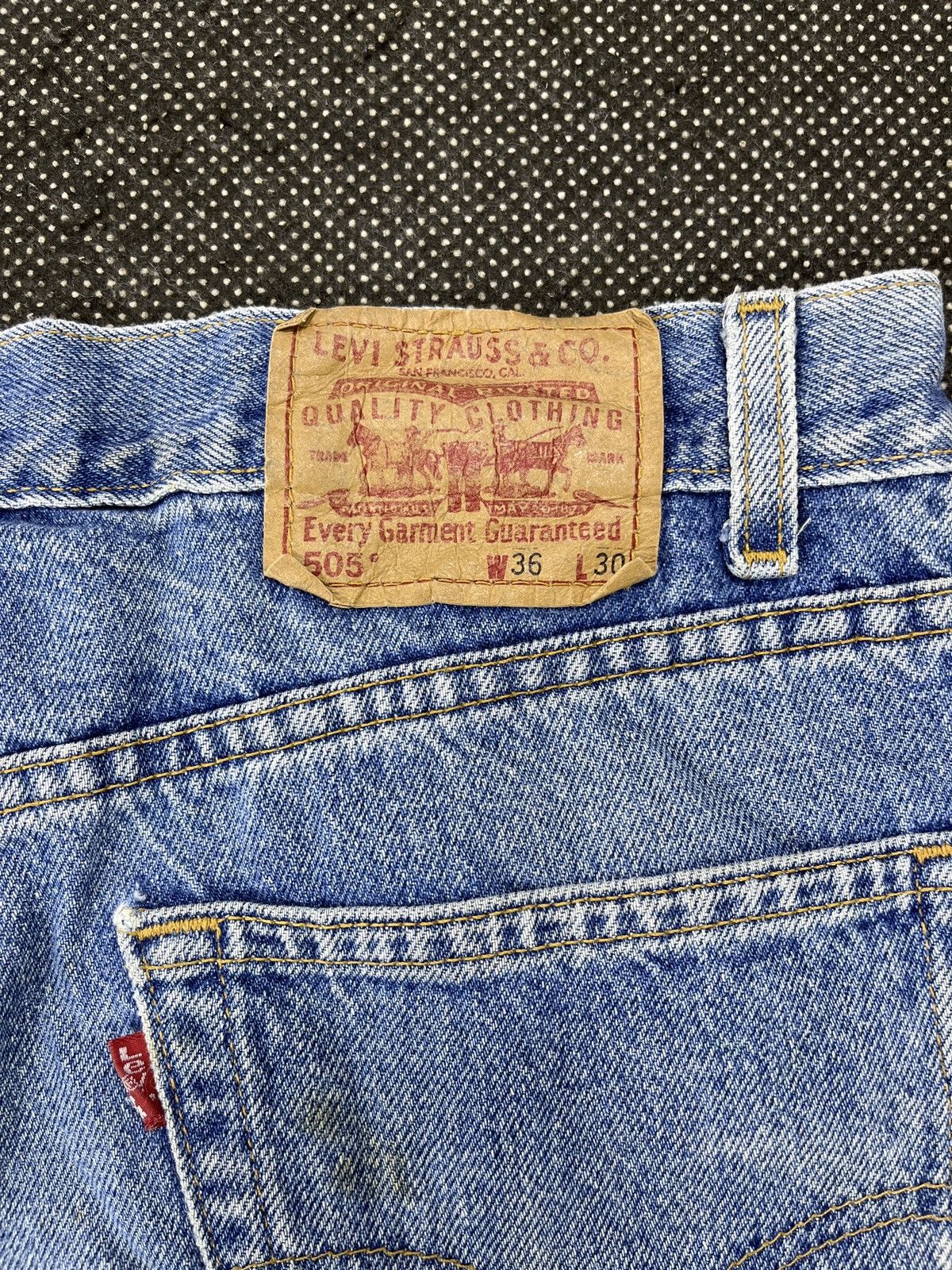 Levi's Vintage Levis 505 Stone Wash Jeans - J723 Size US 36 / EU 52 - 11 Thumbnail