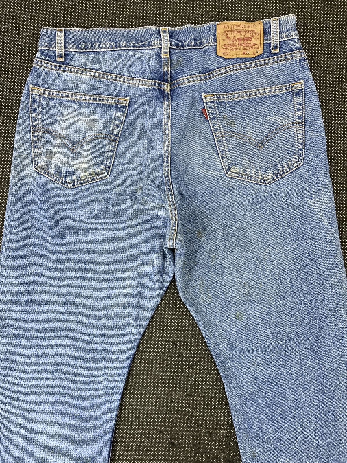 Levi's Vintage Levis 505 Stone Wash Jeans - J723 Size US 36 / EU 52 - 4 Thumbnail