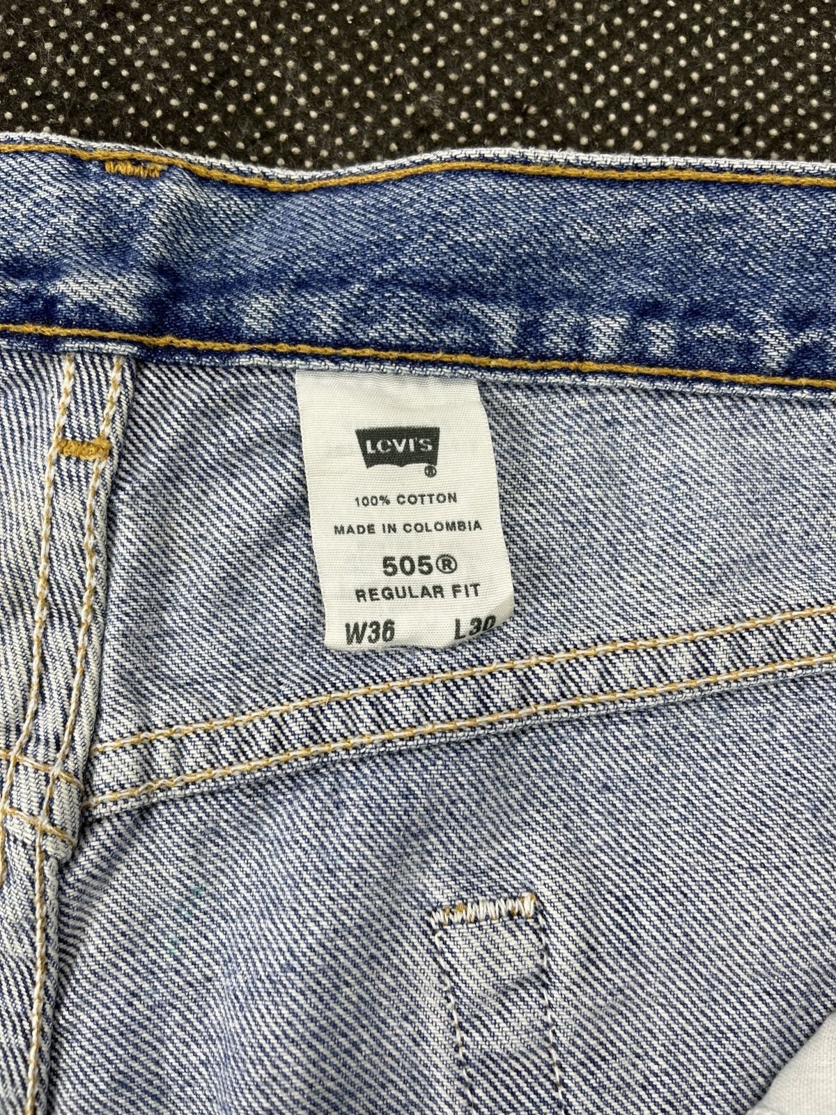 Levi's Vintage Levis 505 Stone Wash Jeans - J723 Size US 36 / EU 52 - 9 Thumbnail