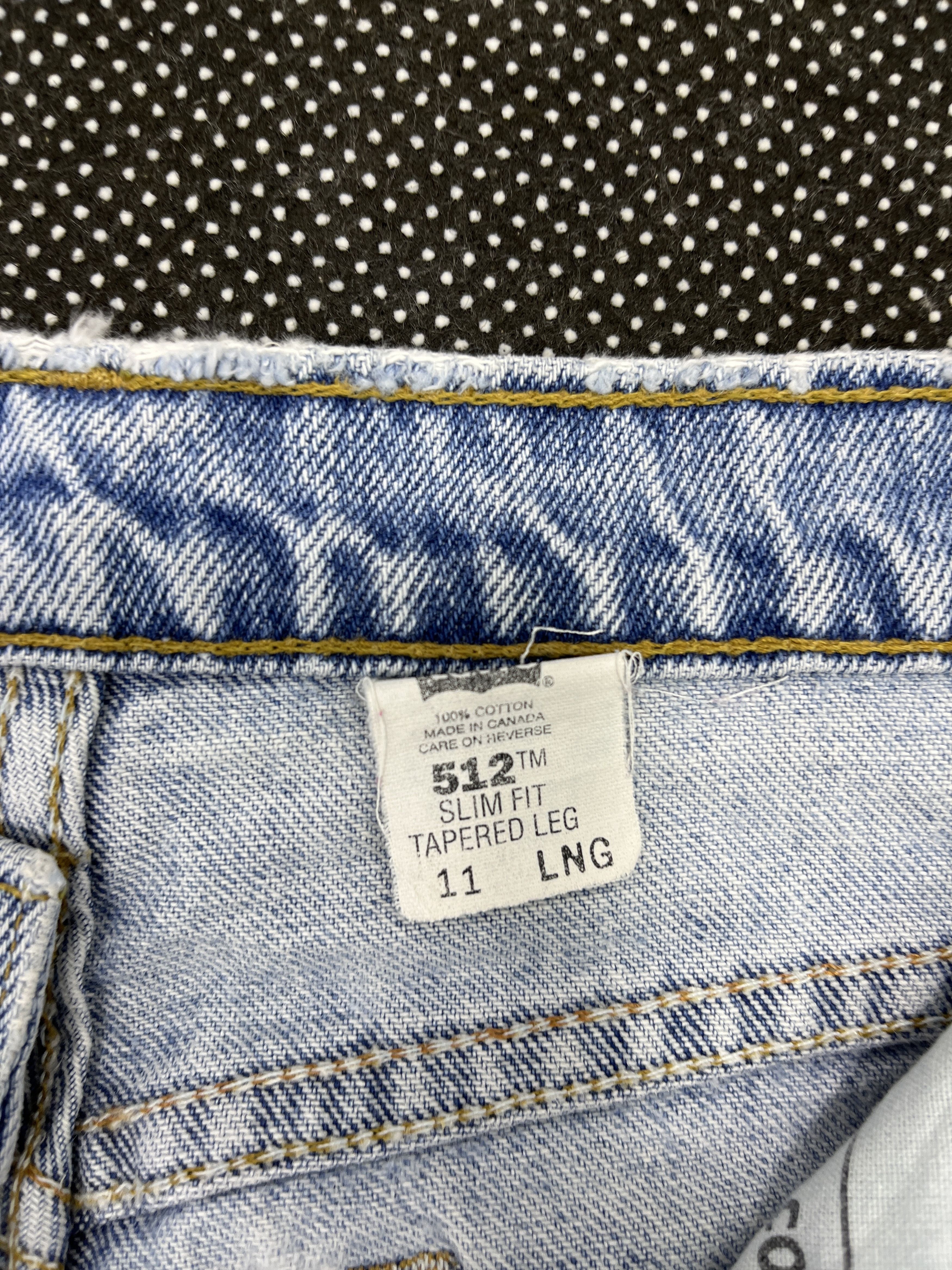 Levi's × Vintage 90s Vintage Levis 512 Light Wash Jeans - J167 Size 28" / US 6 / IT 42 - 8 Thumbnail