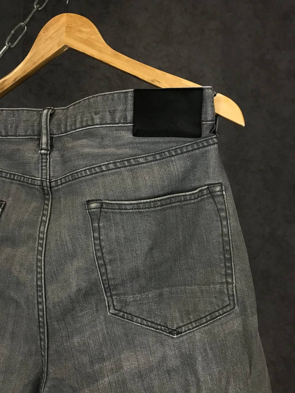 Allsaints Allsaints luxury streetwear gray denim jeans Size US 32 / EU 48 - 7 Thumbnail