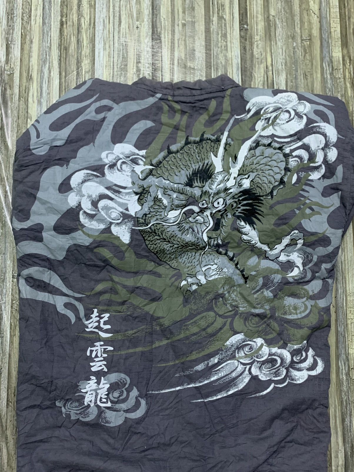 Vintage Nice Sukajan Full Printed Dragon Kimono Size US L / EU 52-54 / 3 - 5 Thumbnail
