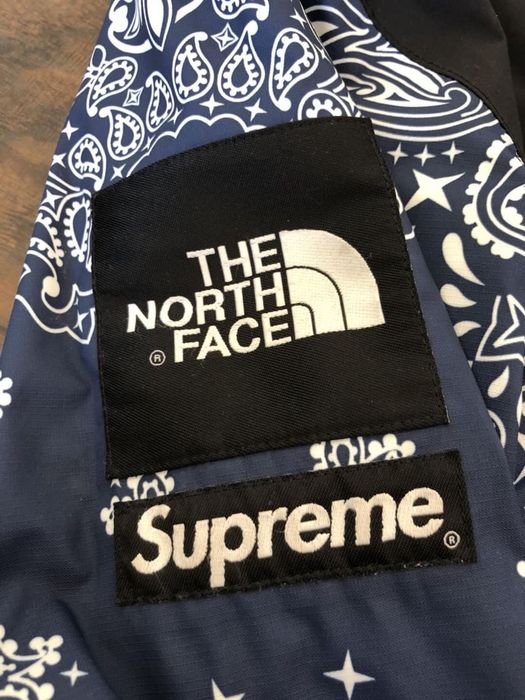 Supreme north face bandana hot sale jacket