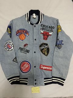 Supreme x nba outlet jacket