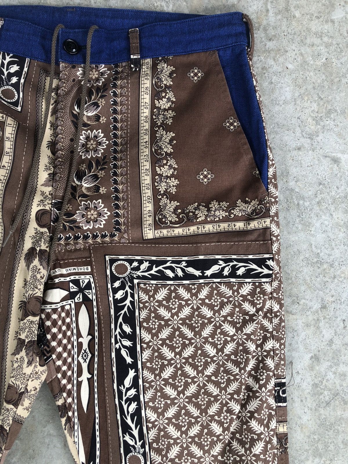Japanese Brand Rare Bohemians Full Print Pants Size US 34 / EU 50 - 5 Thumbnail