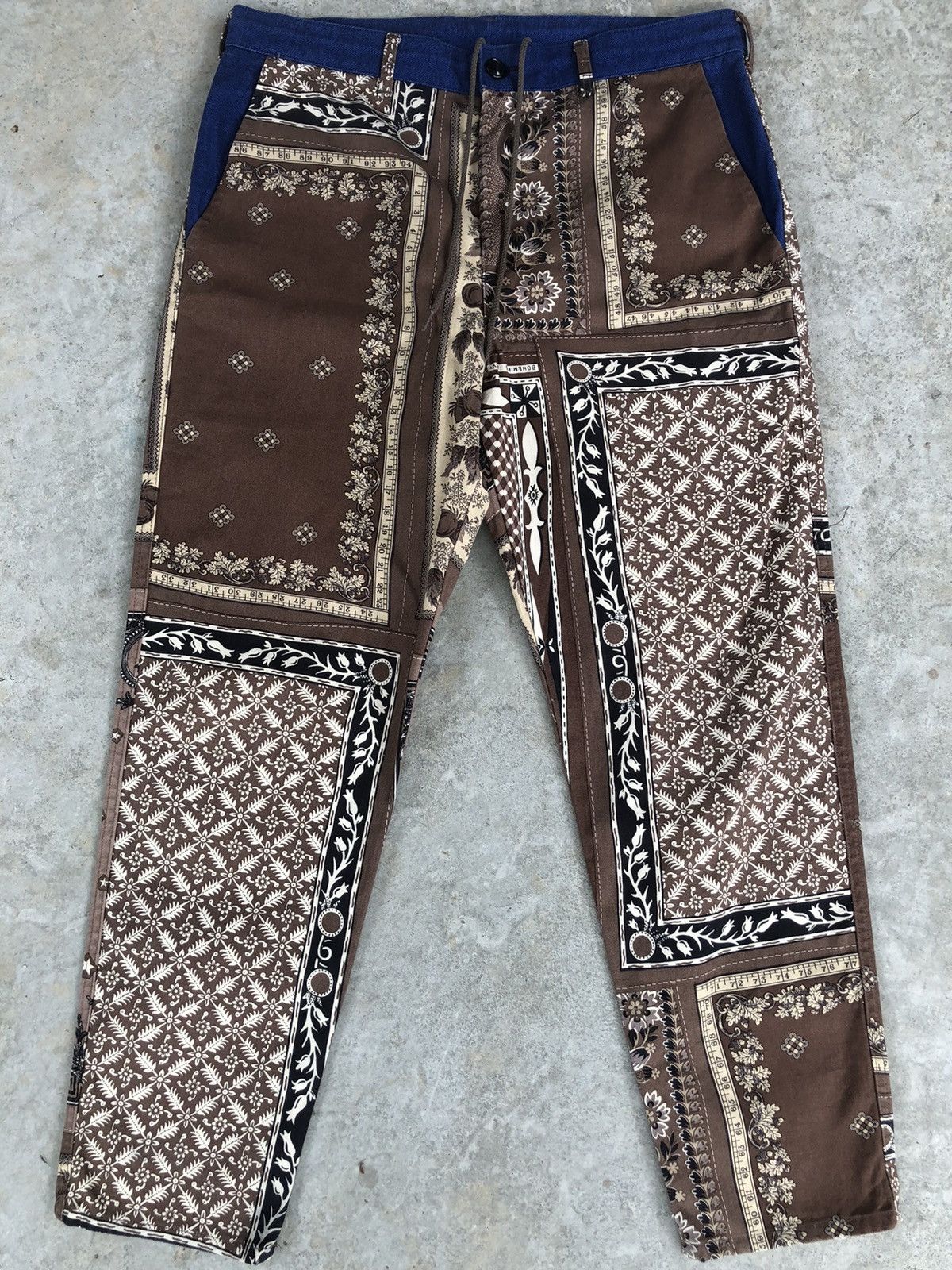 Japanese Brand Rare Bohemians Full Print Pants Size US 34 / EU 50 - 1 Thumbnail