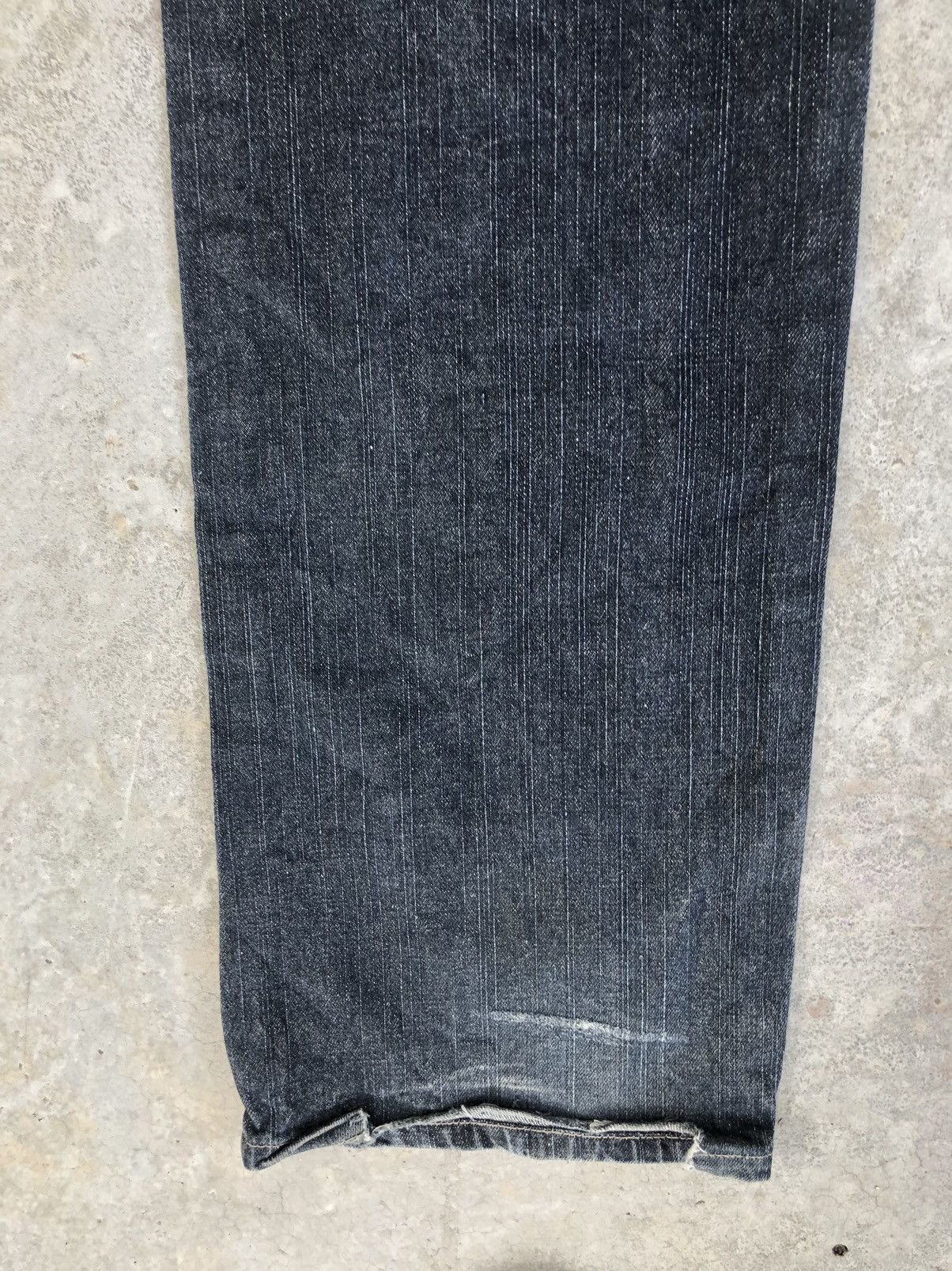 Japanese Brand Gumu Dragon Embroidered Jeans Distressed Jeans Size US 32 / EU 48 - 9 Thumbnail