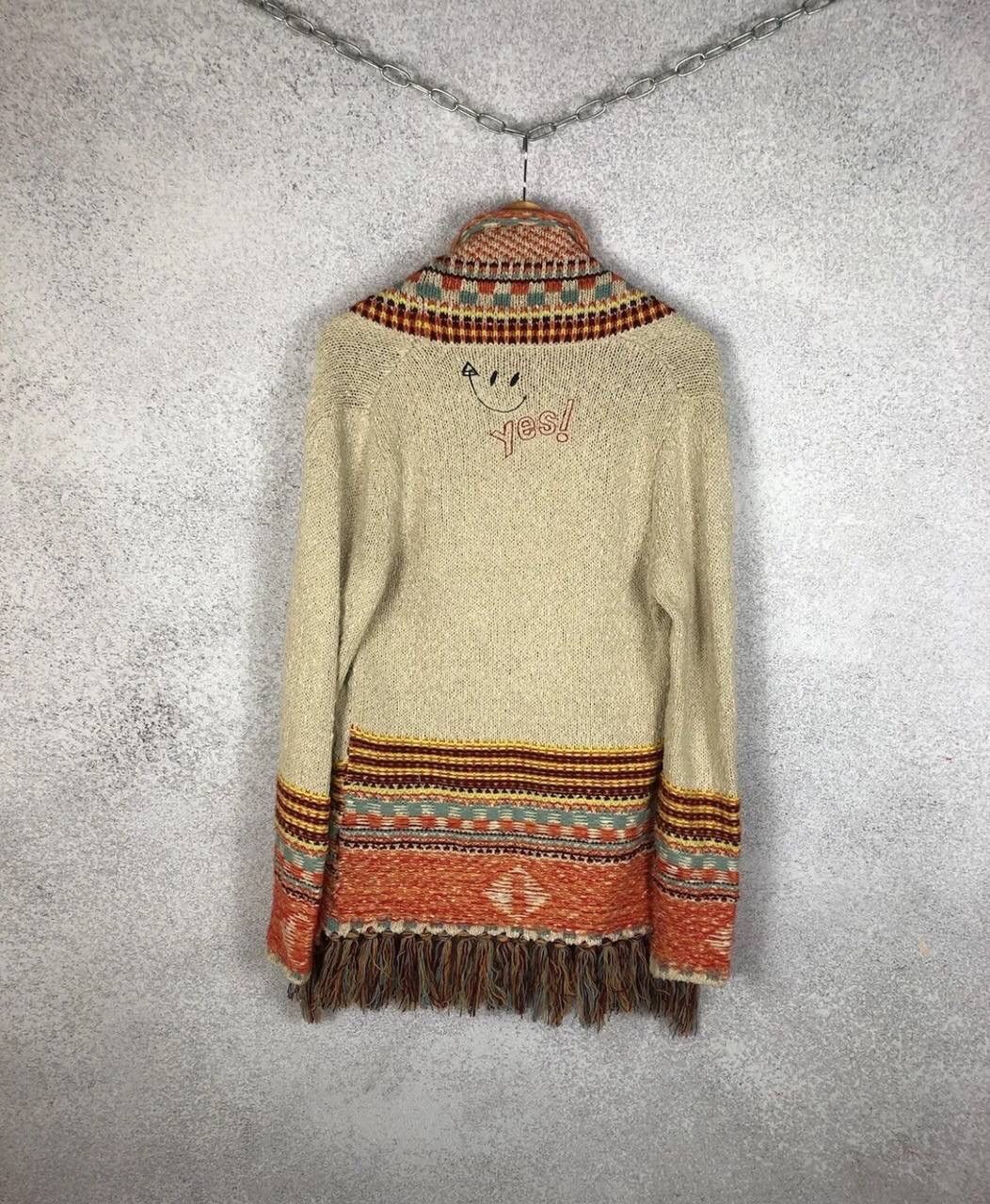 Desigual Desigual Yes Isa Knitted Sweater Ladies Avantgarde cardigan Size L / US 10 / IT 46 - 2 Thumbnail