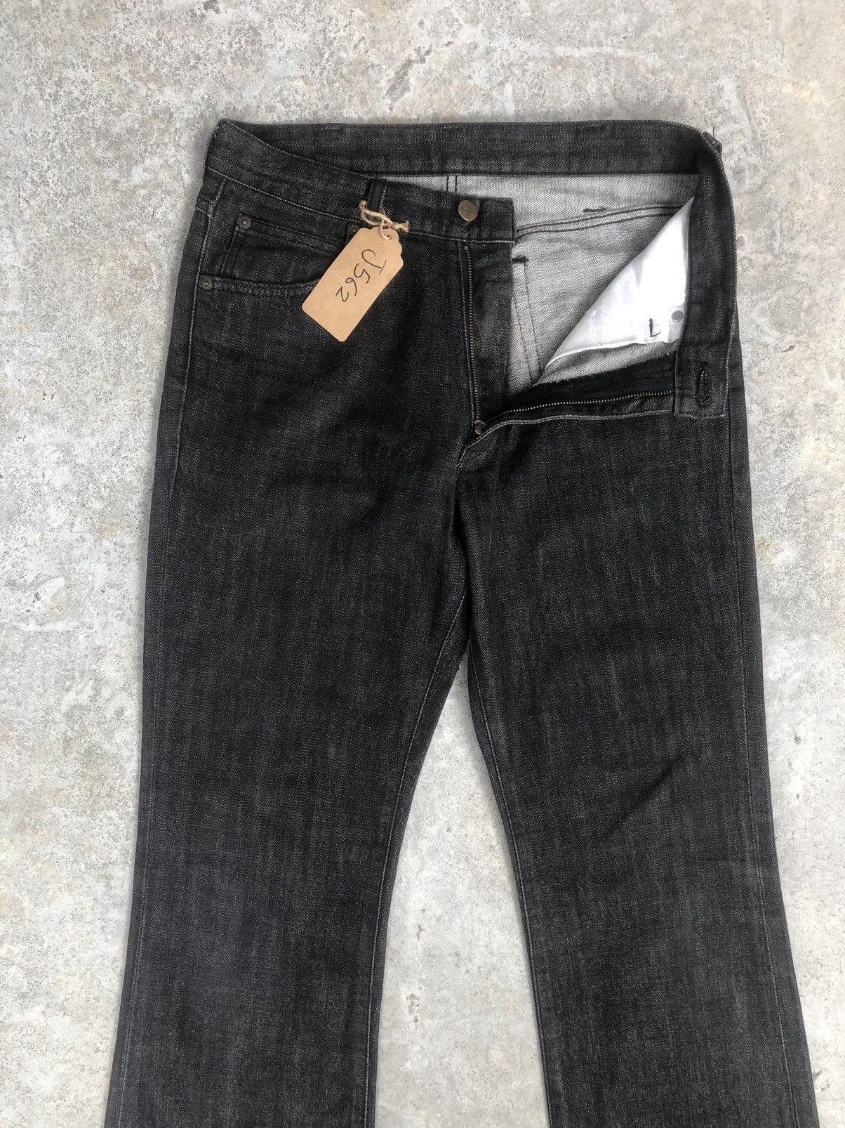 If Six Was Nine Y2k Wrangler Flared Jeans Distressed Jeans Size US 30 / EU 46 - 3 Thumbnail