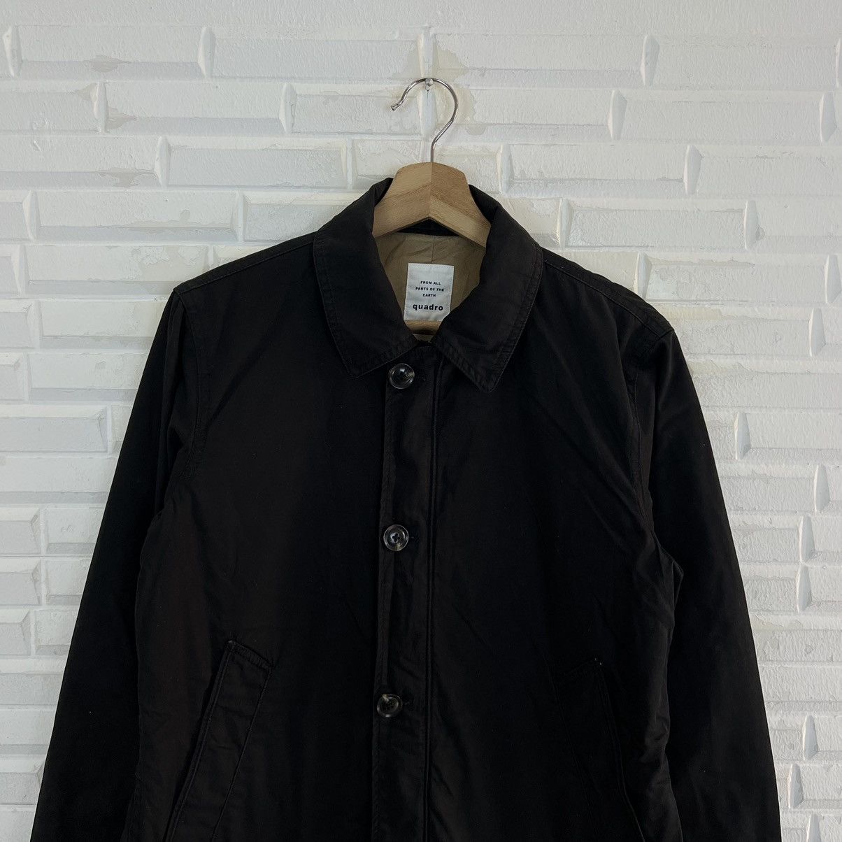 Japanese Brand VINTAGE QUADRO JAPAN HIKORY CHORE JACKET ISSEY MIYAKE DESIGN Size US M / EU 48-50 / 2 - 3 Thumbnail