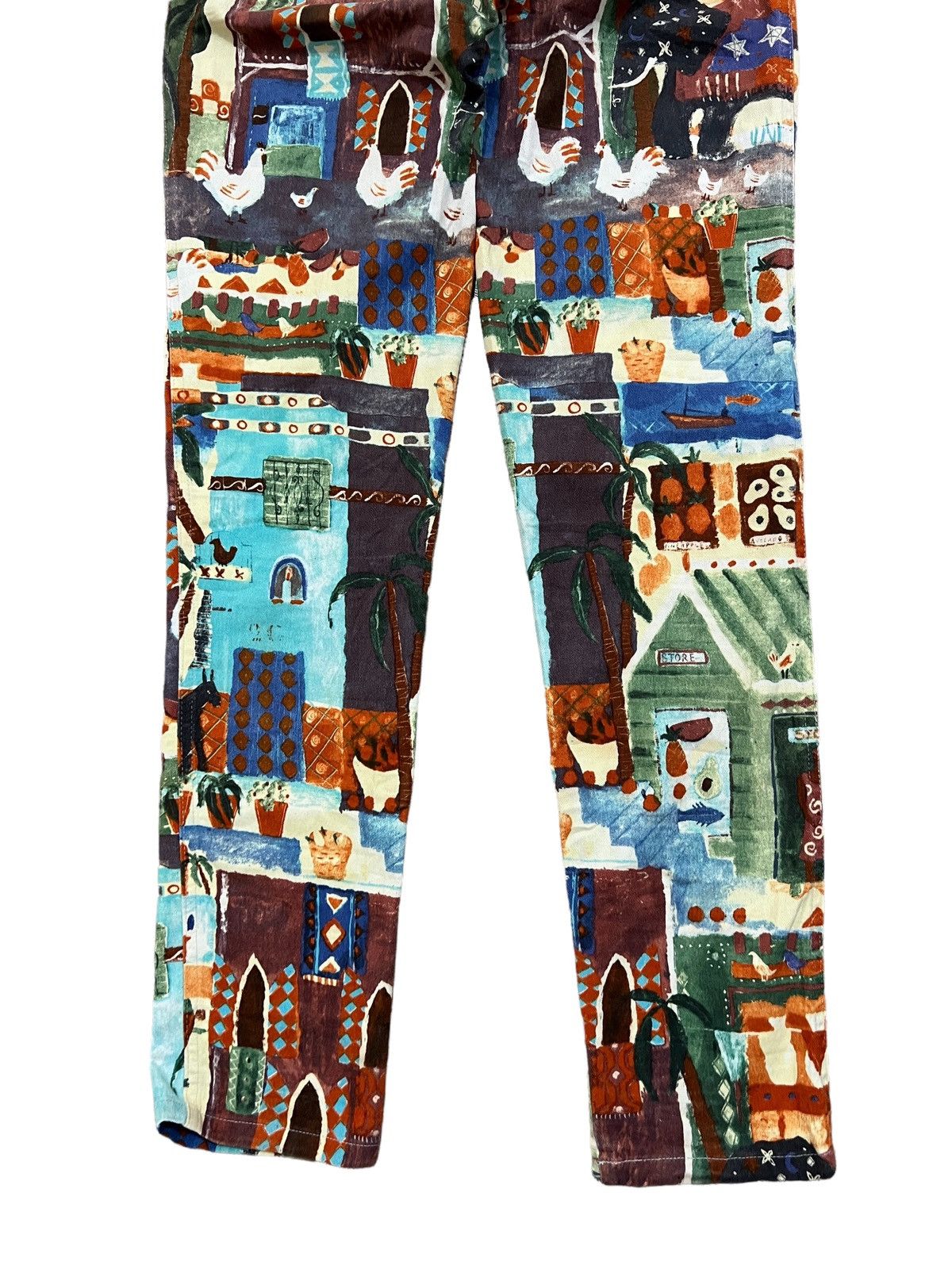 Japanese Brand Vintage Anne Elisabeth Overprint Jean Paul Gaultier Style Size US 26 / EU 42 - 12 Thumbnail