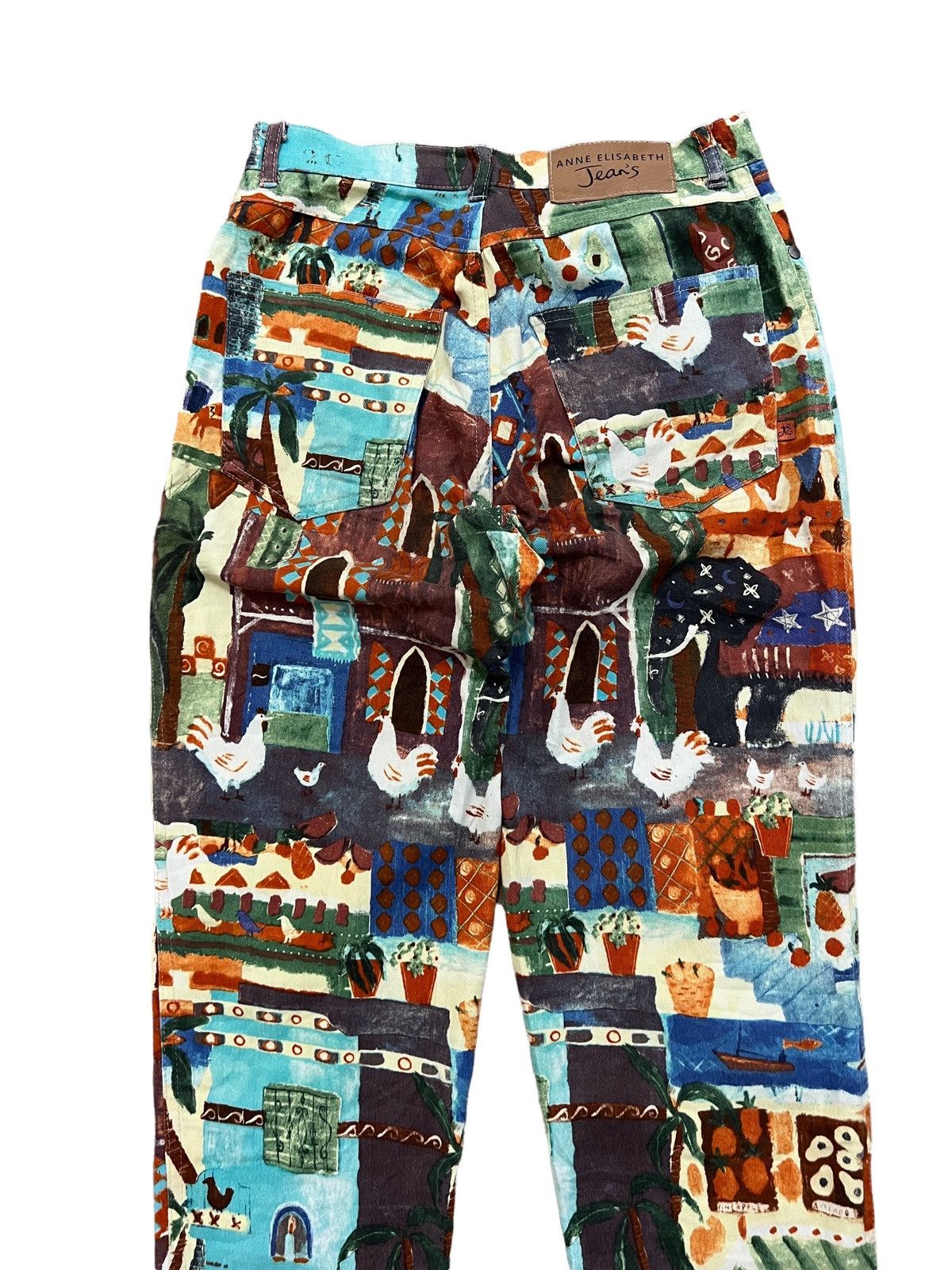 Japanese Brand Vintage Anne Elisabeth Overprint Jean Paul Gaultier Style Size US 26 / EU 42 - 4 Thumbnail