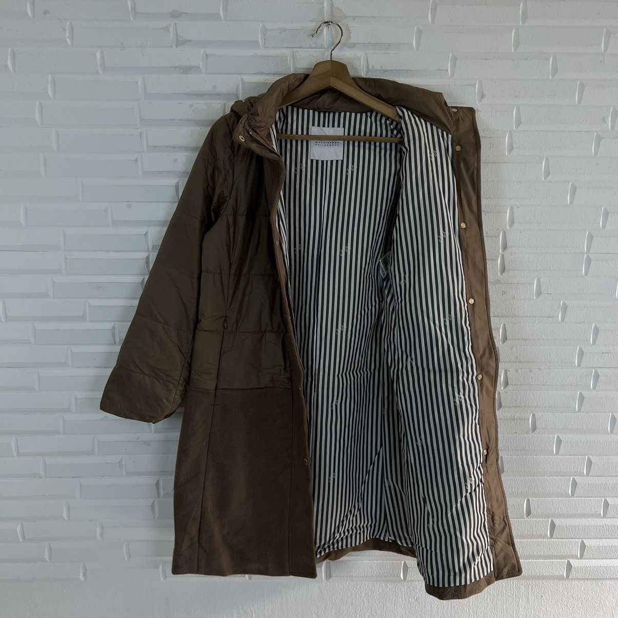 Japanese Brand RARE LONG JACKET LIGHT PUFFER MACKINTOSH PHILOSOPHY JAPAN Size XXS / US 00 / IT 34 - 8 Thumbnail