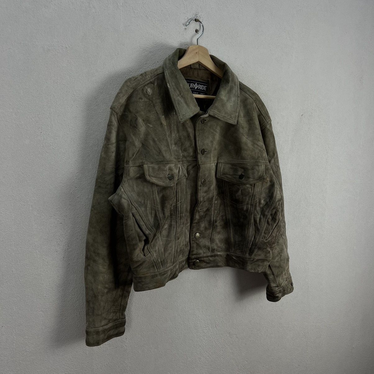 Genuine Leather TRUE VINTAGE GENUINE LEATHER JACKET TRUCKER OUR PRIDE JAPAN Size US M / EU 48-50 / 2 - 2 Thumbnail