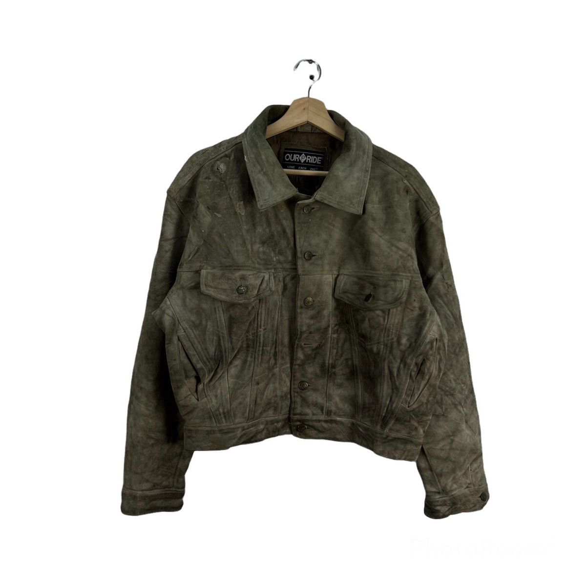Genuine Leather TRUE VINTAGE GENUINE LEATHER JACKET TRUCKER OUR PRIDE JAPAN Size US M / EU 48-50 / 2 - 1 Thumbnail