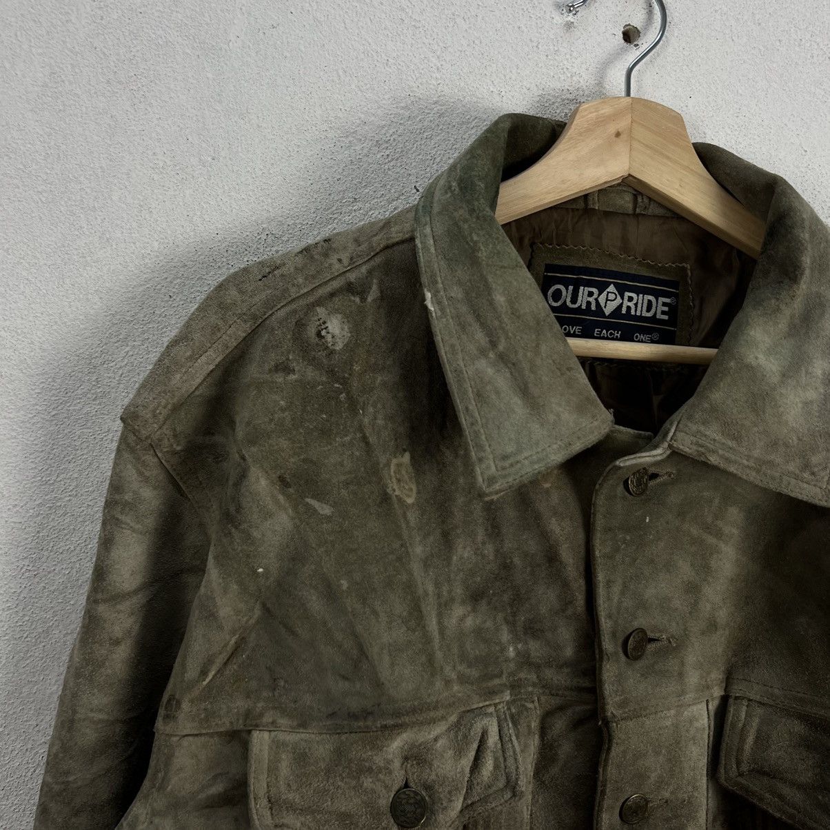 Genuine Leather TRUE VINTAGE GENUINE LEATHER JACKET TRUCKER OUR PRIDE JAPAN Size US M / EU 48-50 / 2 - 4 Thumbnail