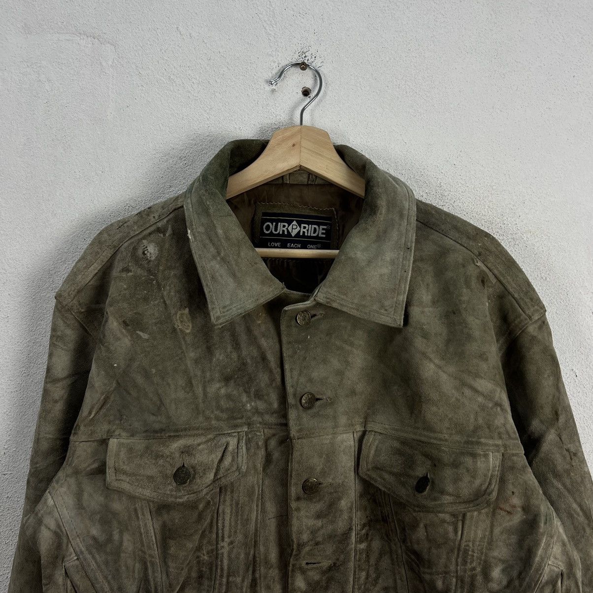 Genuine Leather TRUE VINTAGE GENUINE LEATHER JACKET TRUCKER OUR PRIDE JAPAN Size US M / EU 48-50 / 2 - 3 Thumbnail