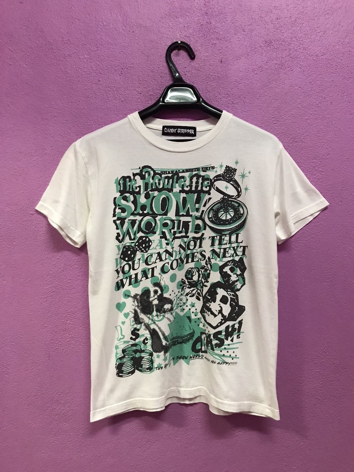 Japanese Brand Candy Stripper Japan Punk Tee Size US M / EU 48-50 / 2 - 1 Thumbnail