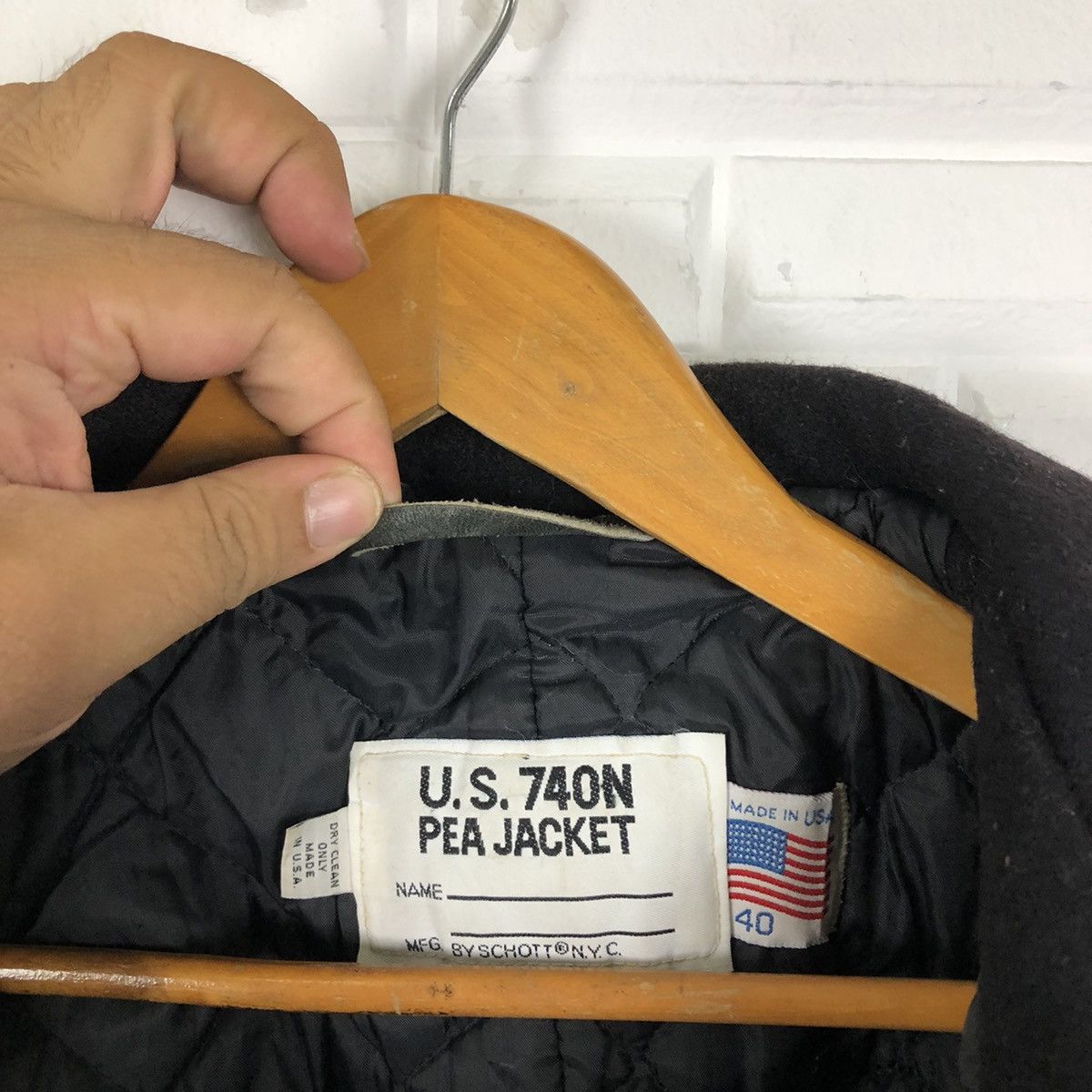 Schott PEA JACKET SCHOTT MADE IN USA SIZE 40 MILITARY COLLECTION Size US M / EU 48-50 / 2 - 11 Thumbnail