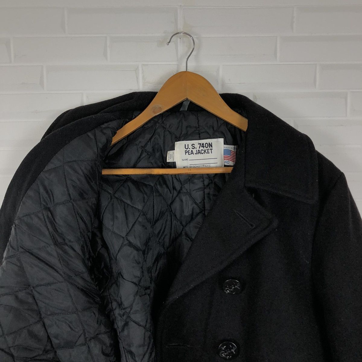 Schott PEA JACKET SCHOTT MADE IN USA SIZE 40 MILITARY COLLECTION Size US M / EU 48-50 / 2 - 9 Thumbnail