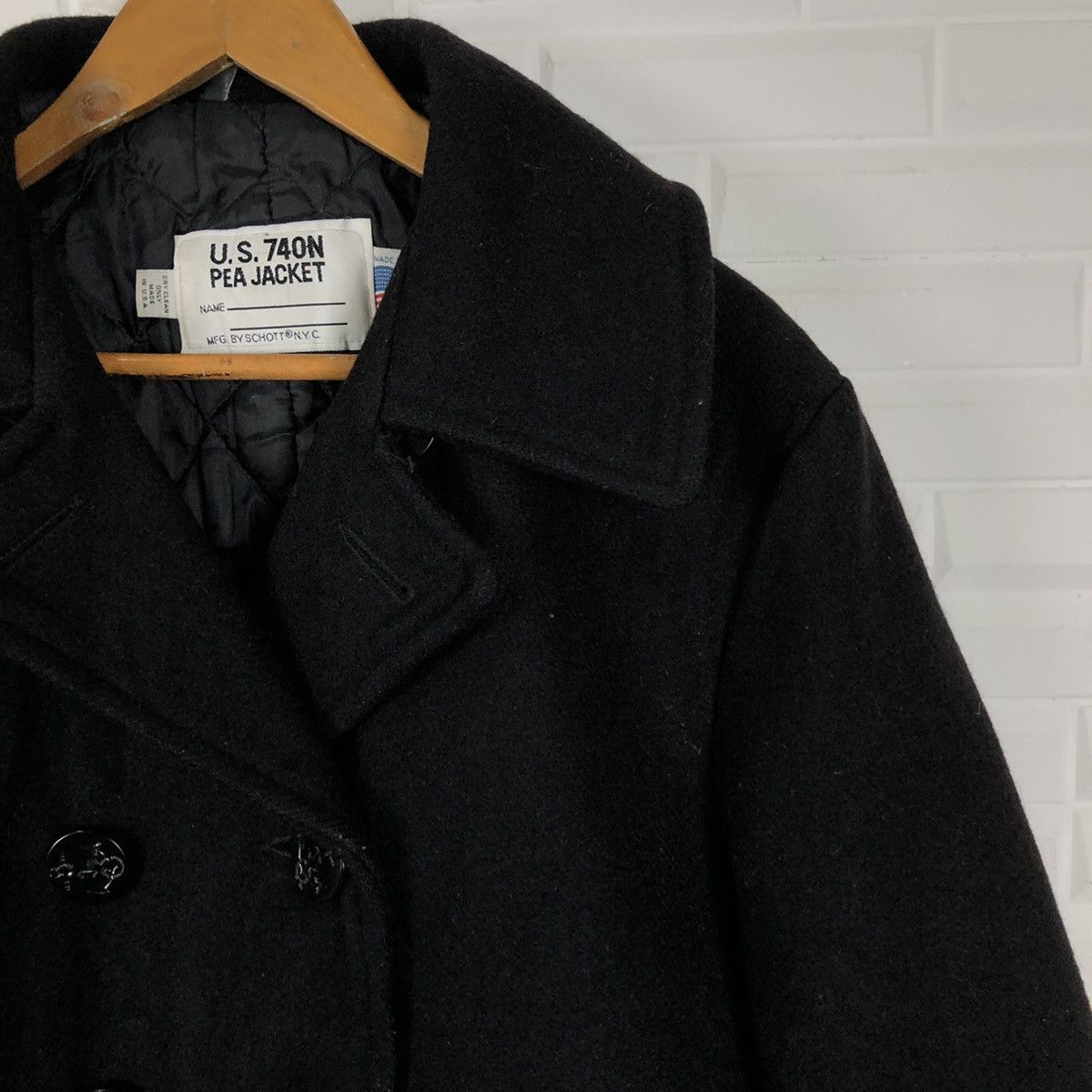 Schott PEA JACKET SCHOTT MADE IN USA SIZE 40 MILITARY COLLECTION Size US M / EU 48-50 / 2 - 4 Thumbnail