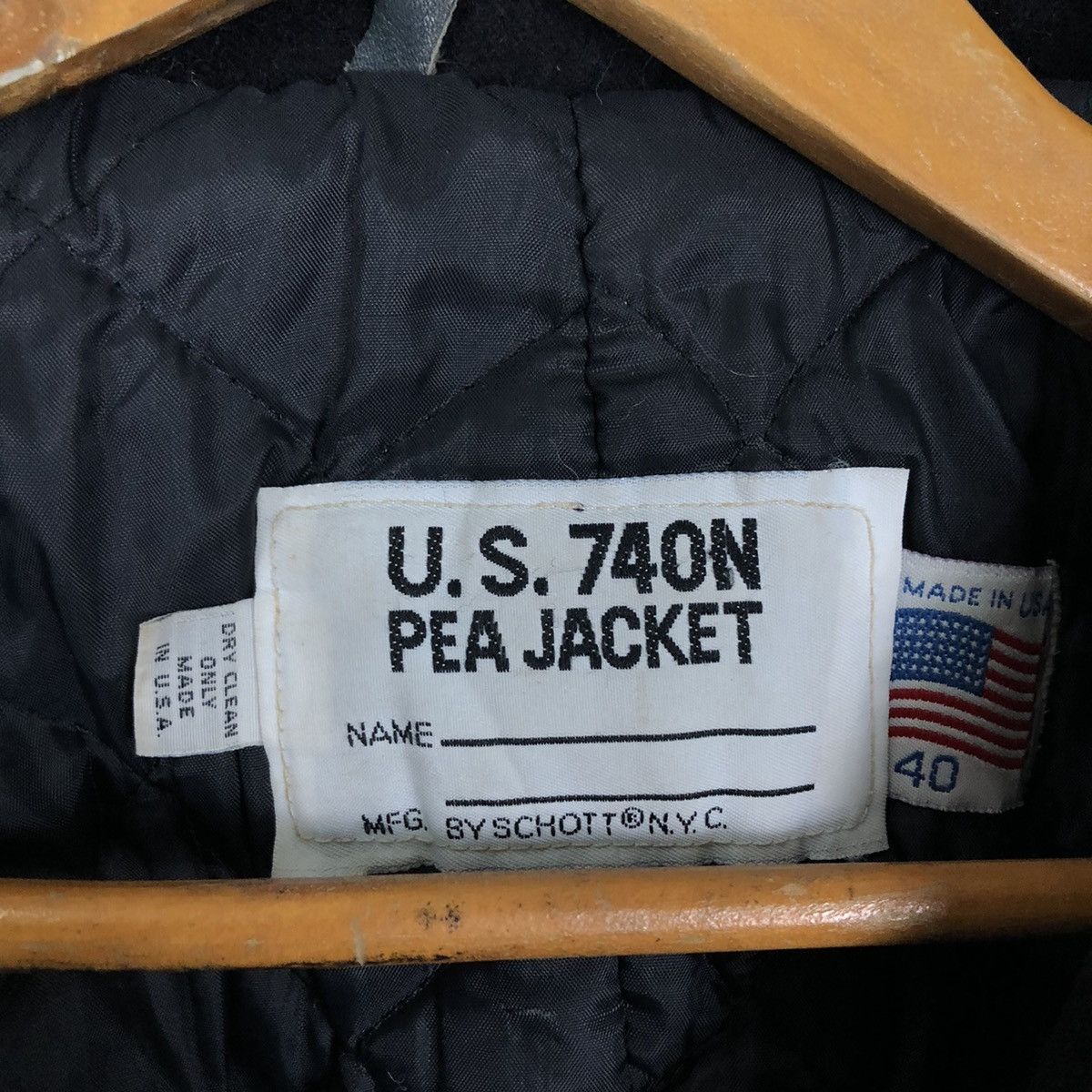 Schott PEA JACKET SCHOTT MADE IN USA SIZE 40 MILITARY COLLECTION Size US M / EU 48-50 / 2 - 10 Thumbnail