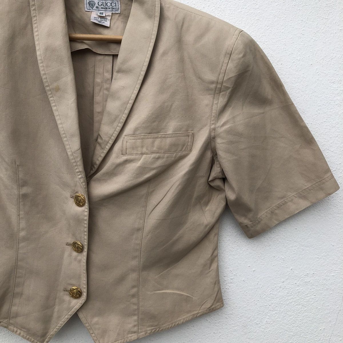 Gucci CROPPED JACKET GUCCI MADE IN ITALY Size US M / EU 48-50 / 2 - 3 Thumbnail