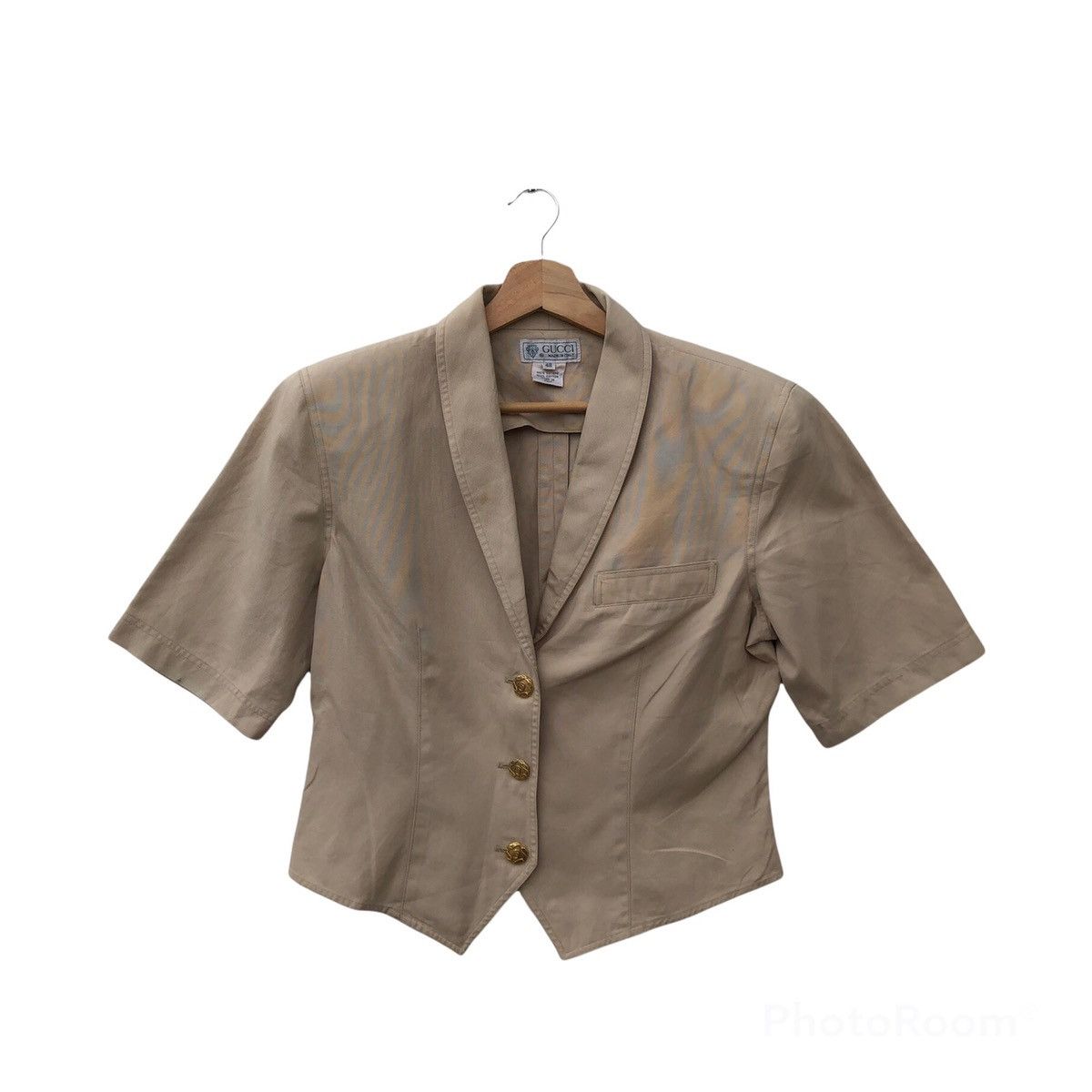 Gucci CROPPED JACKET GUCCI MADE IN ITALY Size US M / EU 48-50 / 2 - 1 Thumbnail