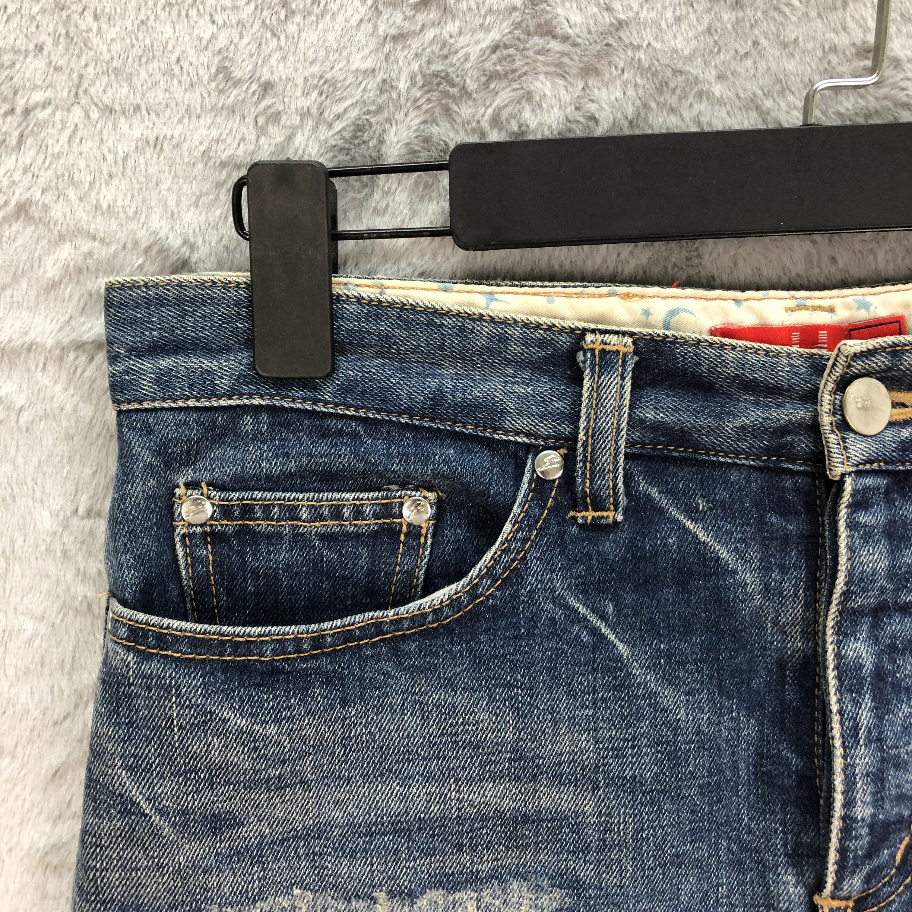 X-Girl X-GIRL MADE IN JAPAN DENIM MINI SKIRT #5084-40 Size 31" - 3 Thumbnail
