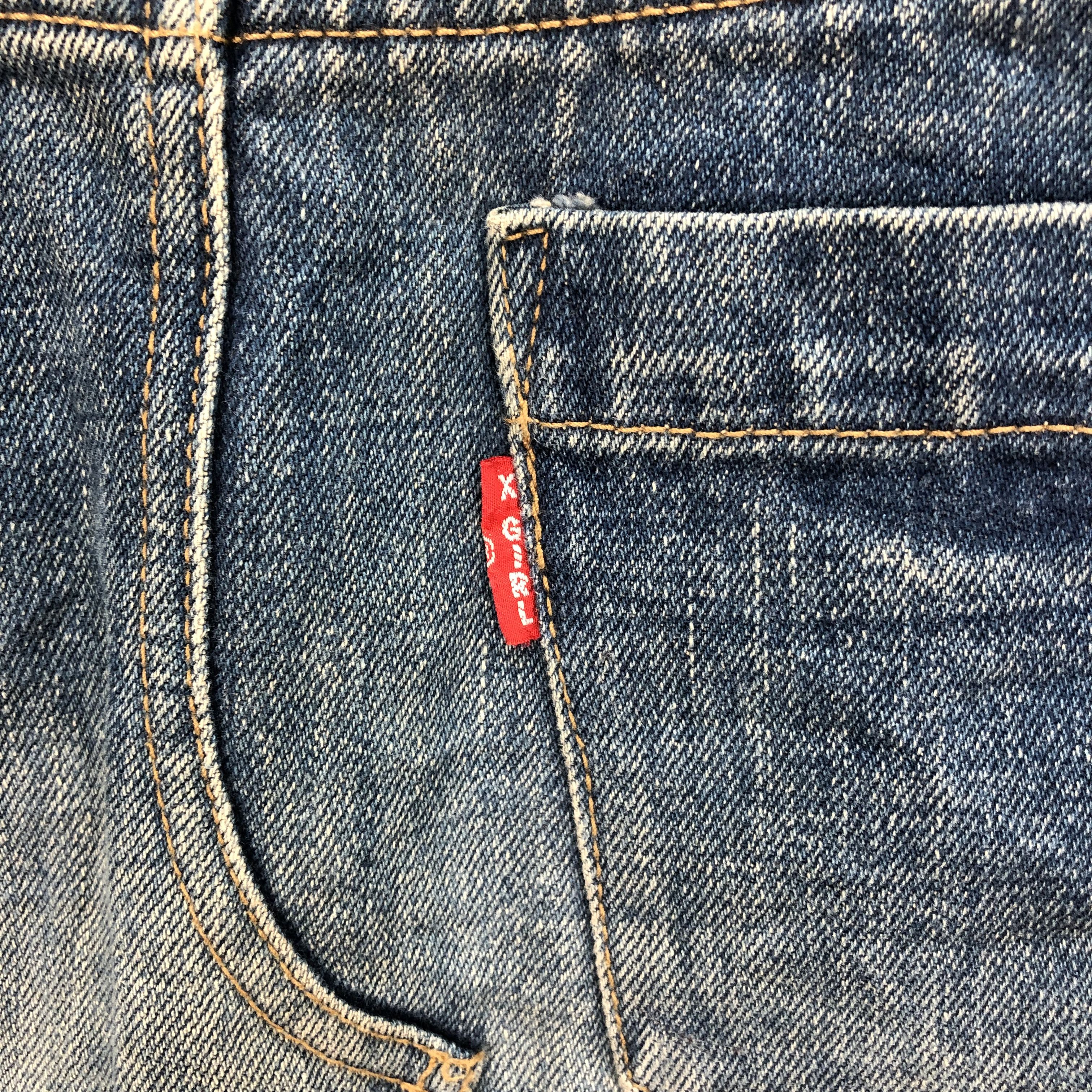 X-Girl X-GIRL MADE IN JAPAN DENIM MINI SKIRT #5084-40 Size 31" - 14 Thumbnail