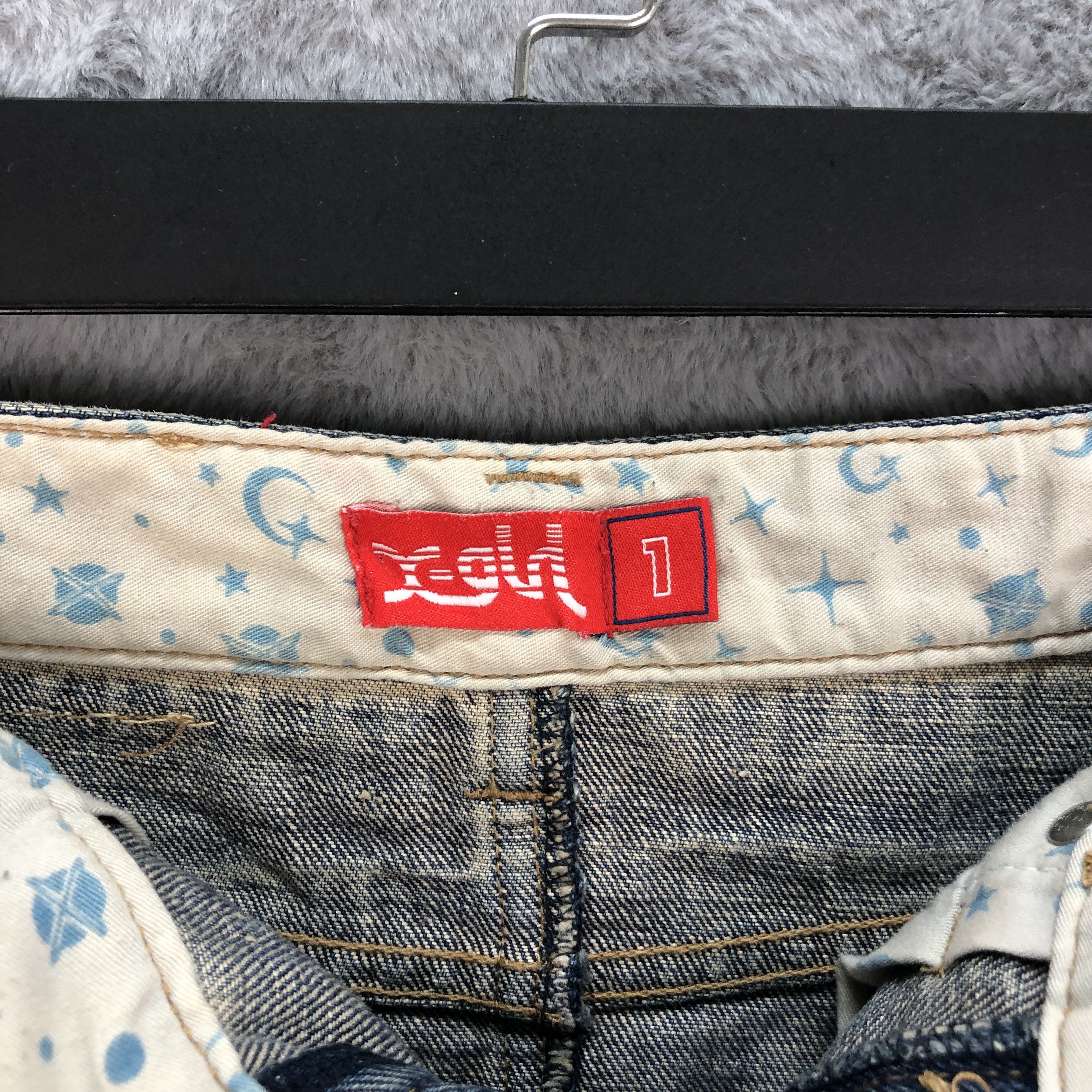 X-Girl X-GIRL MADE IN JAPAN DENIM MINI SKIRT #5084-40 Size 31" - 8 Thumbnail