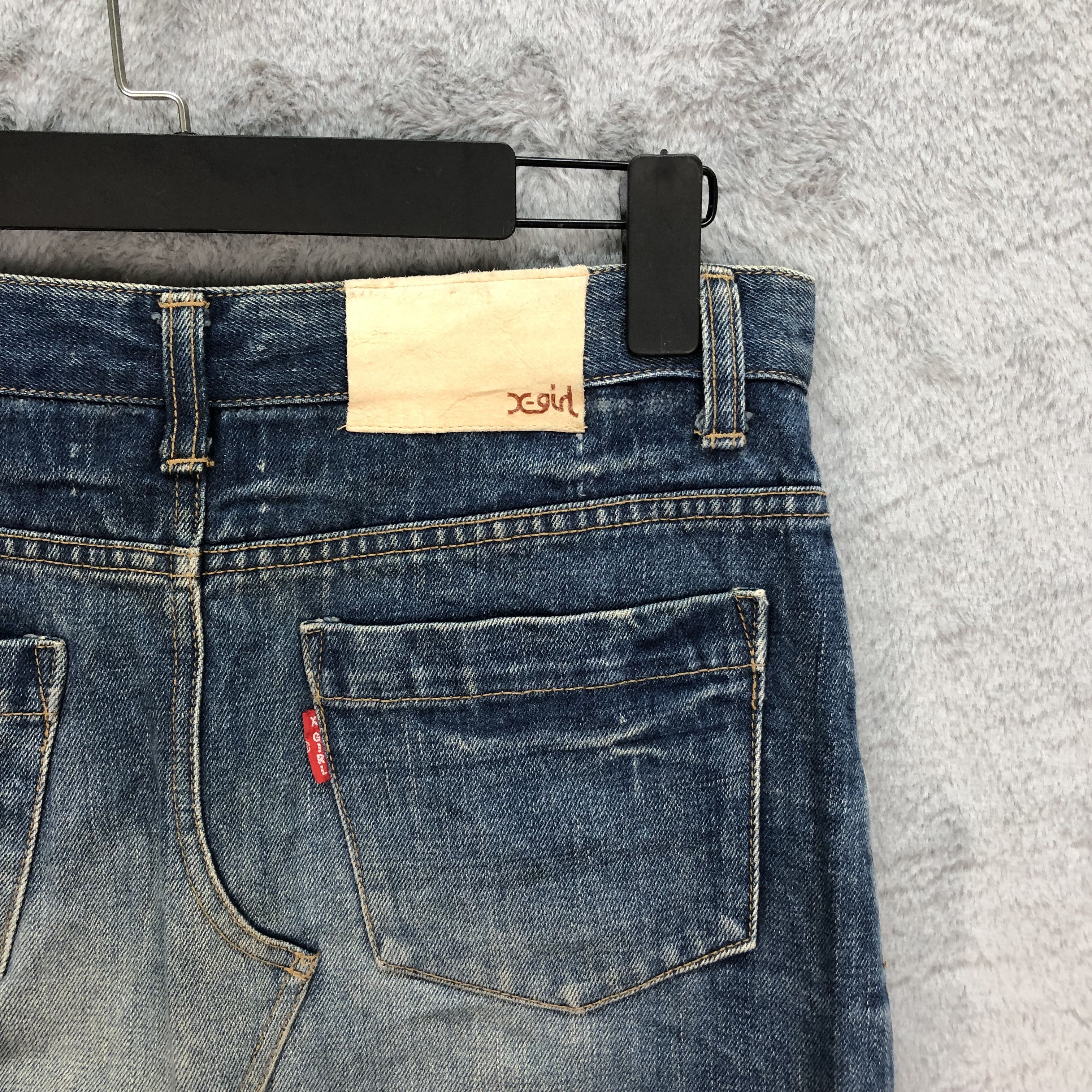 X-Girl X-GIRL MADE IN JAPAN DENIM MINI SKIRT #5084-40 Size 31" - 12 Thumbnail