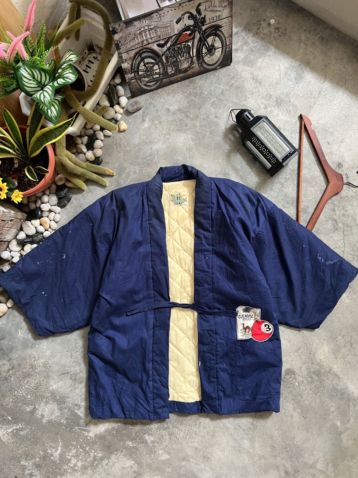 Japanese Brand 🔥 Best Item 🔥 Huster Playing Snoocer Japanese Kimono Size US XL / EU 56 / 4 - 5 Thumbnail