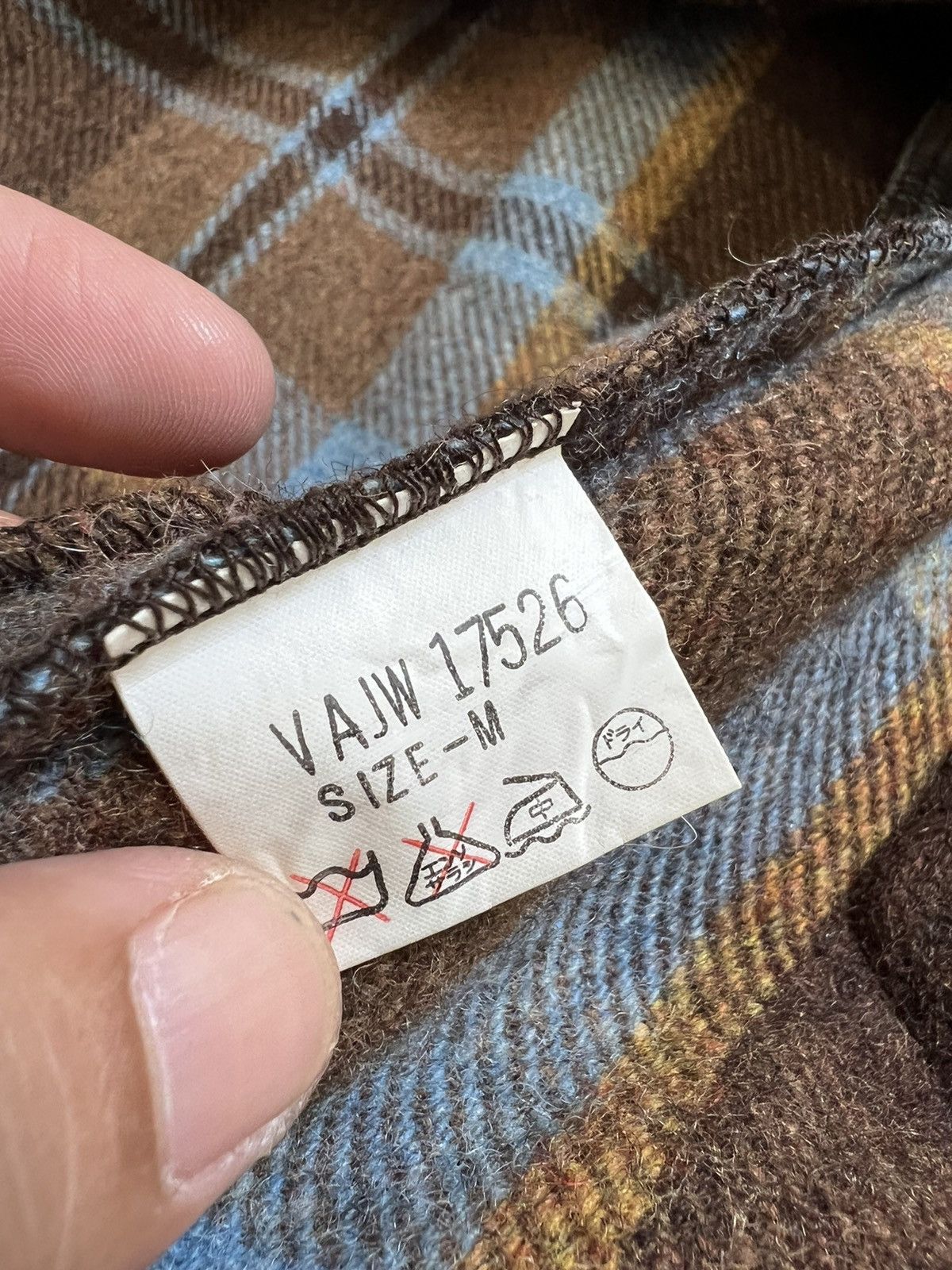 Flannel × Van × Vintage Vintage 🔥 Van Jac Japanese Wool Flannel Chore Jacket Size US M / EU 48-50 / 2 - 12 Thumbnail