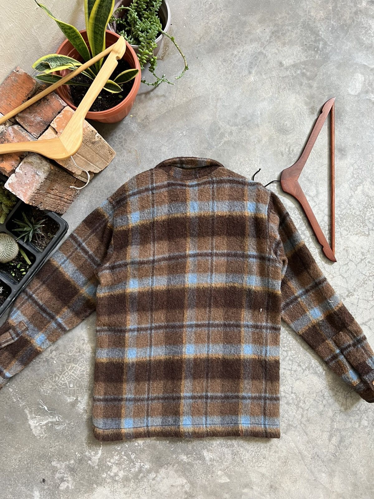 Flannel × Van × Vintage Vintage 🔥 Van Jac Japanese Wool Flannel Chore Jacket Size US M / EU 48-50 / 2 - 7 Thumbnail