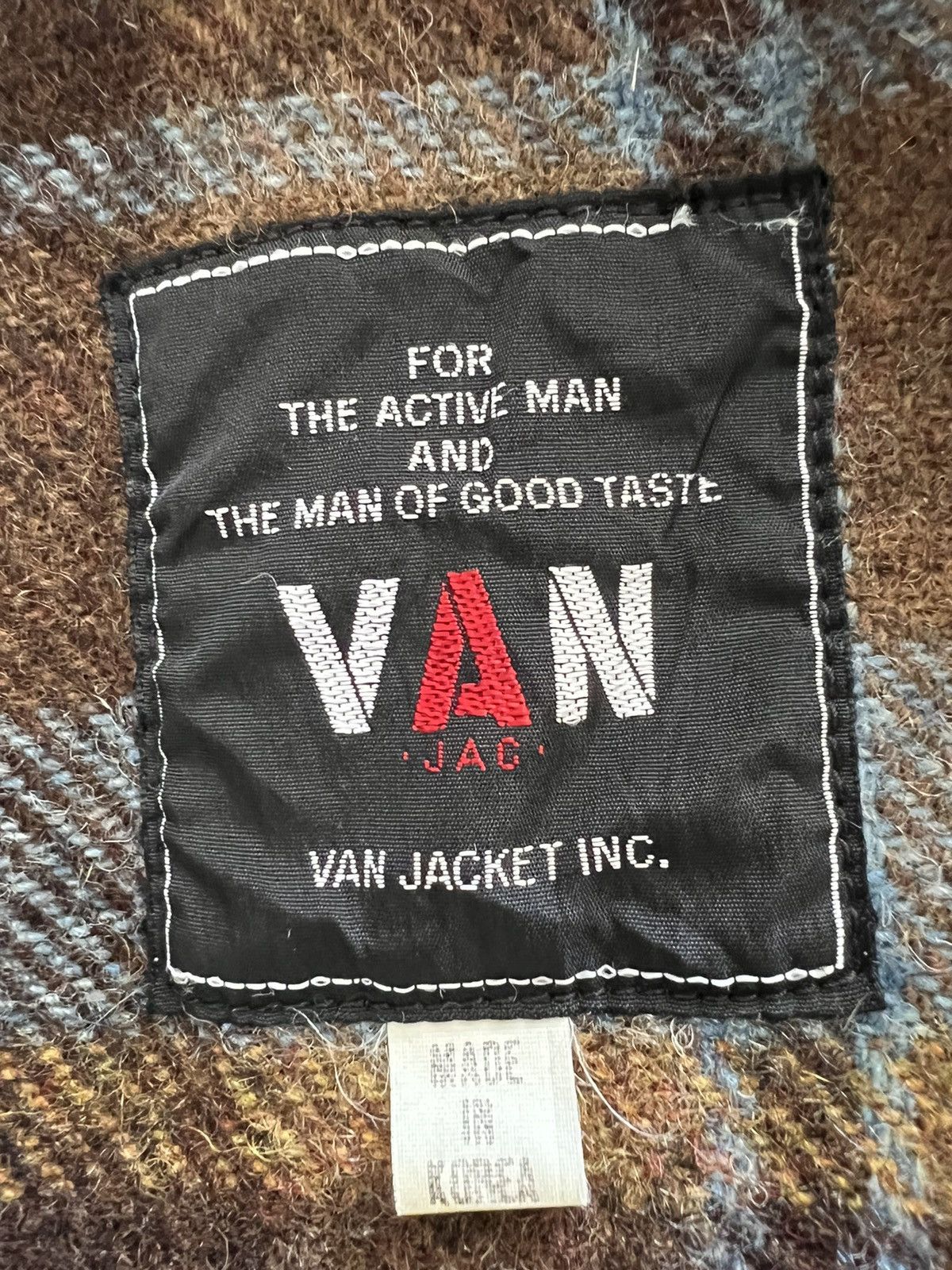 Flannel × Van × Vintage Vintage 🔥 Van Jac Japanese Wool Flannel Chore Jacket Size US M / EU 48-50 / 2 - 11 Thumbnail