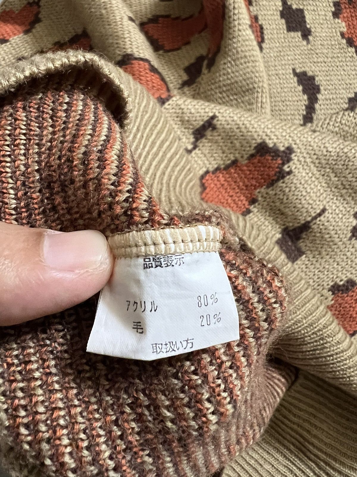 Japanese Brand × Other VTG 🏴‍☠️ Japanese Wool Knit Sweater Size US M / EU 48-50 / 2 - 23 Thumbnail