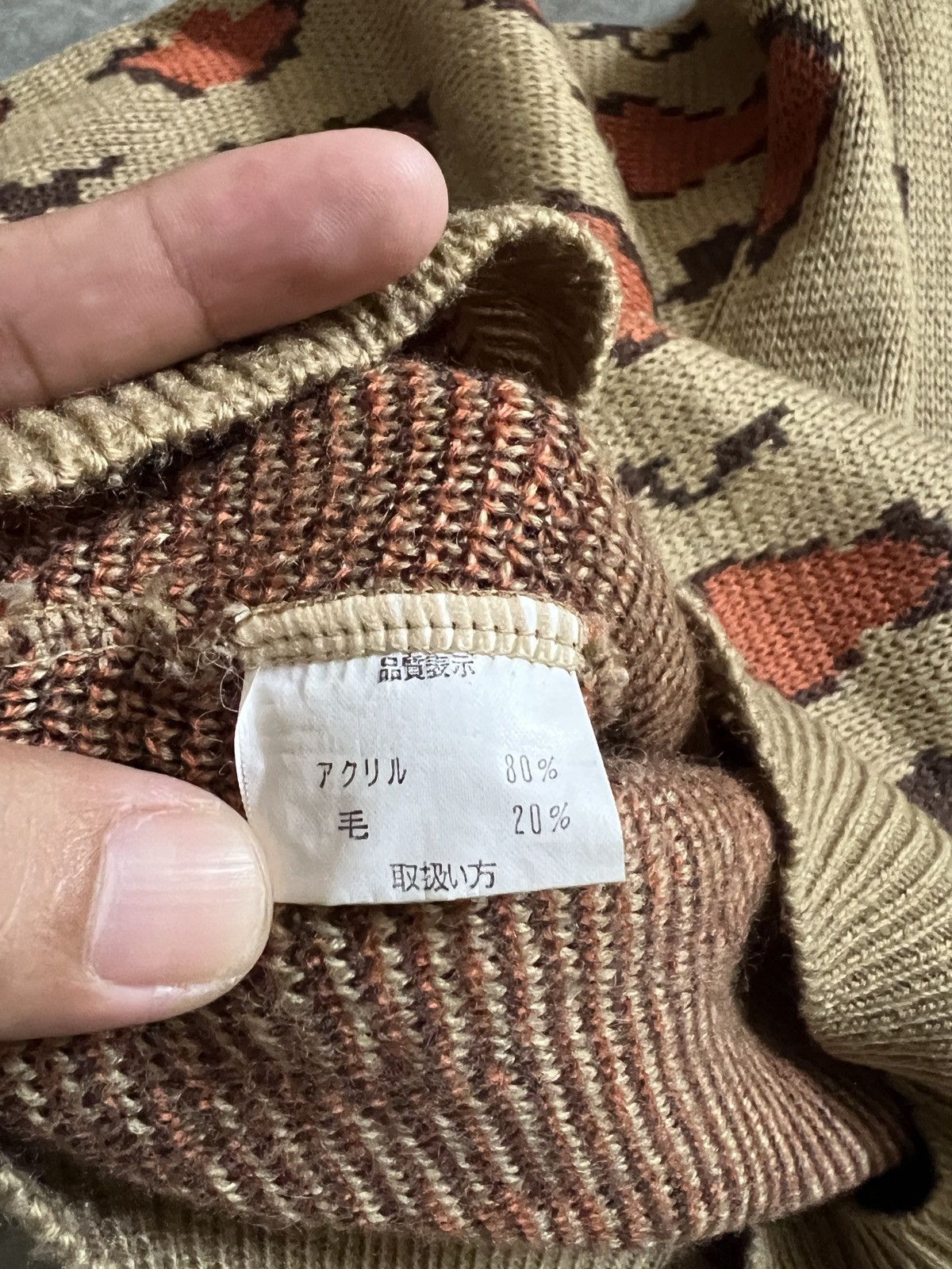 Japanese Brand × Other VTG 🏴‍☠️ Japanese Wool Knit Sweater Size US M / EU 48-50 / 2 - 24 Thumbnail
