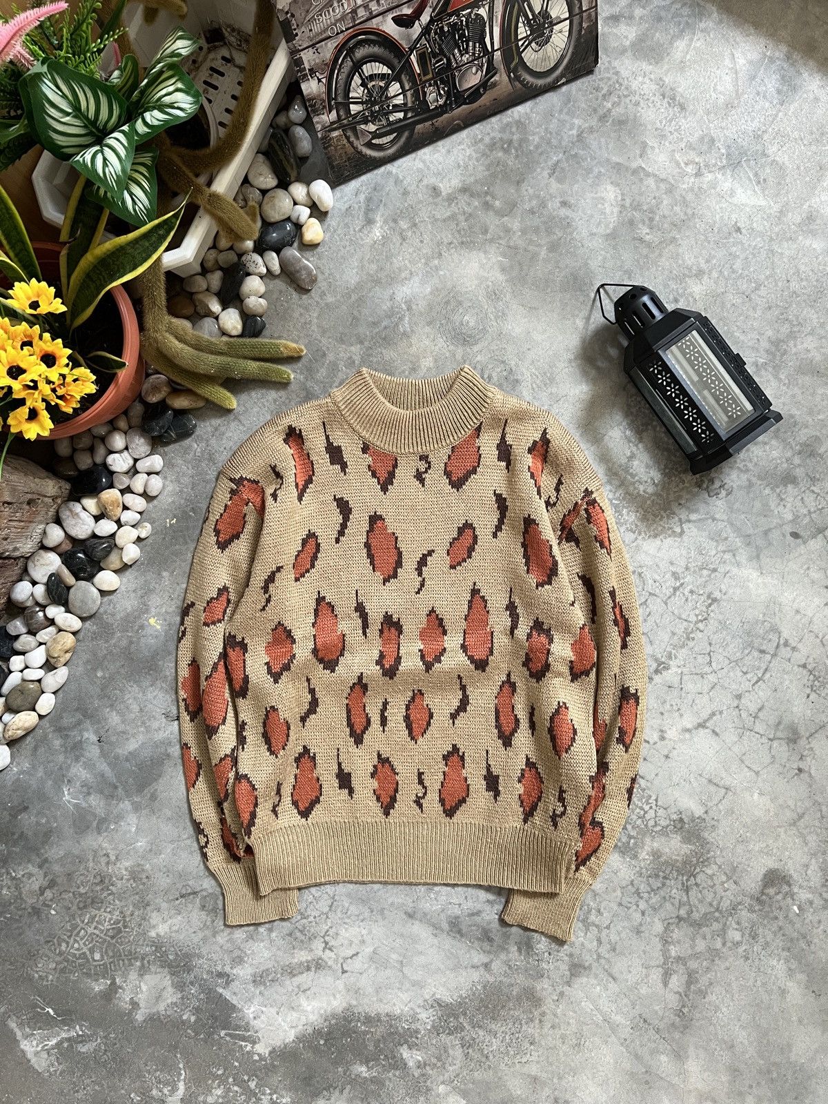 Japanese Brand × Other VTG 🏴‍☠️ Japanese Wool Knit Sweater Size US M / EU 48-50 / 2 - 16 Thumbnail